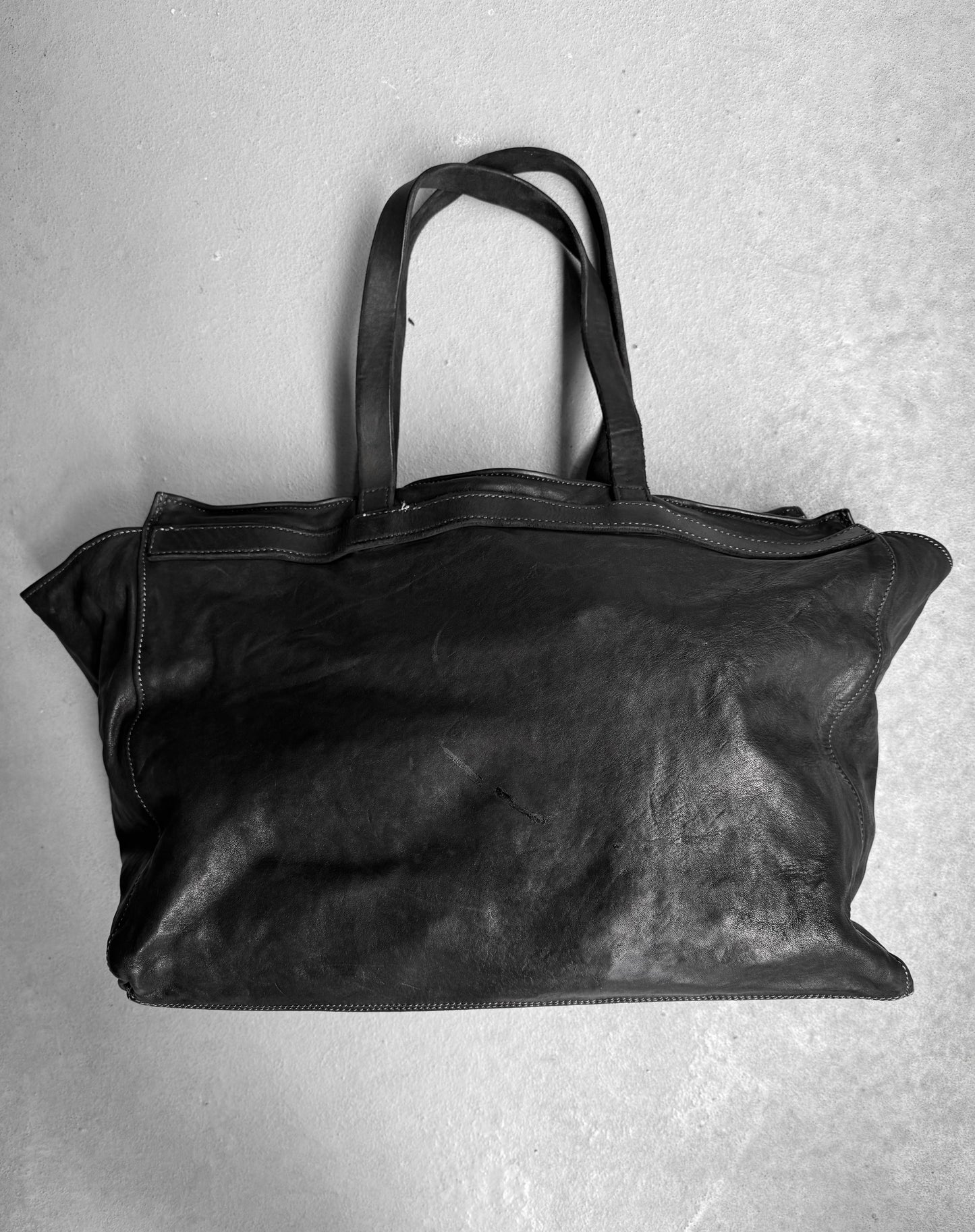 GUIDI Early 2010’s Soft Full-grain Horse Leather Duffle Bag