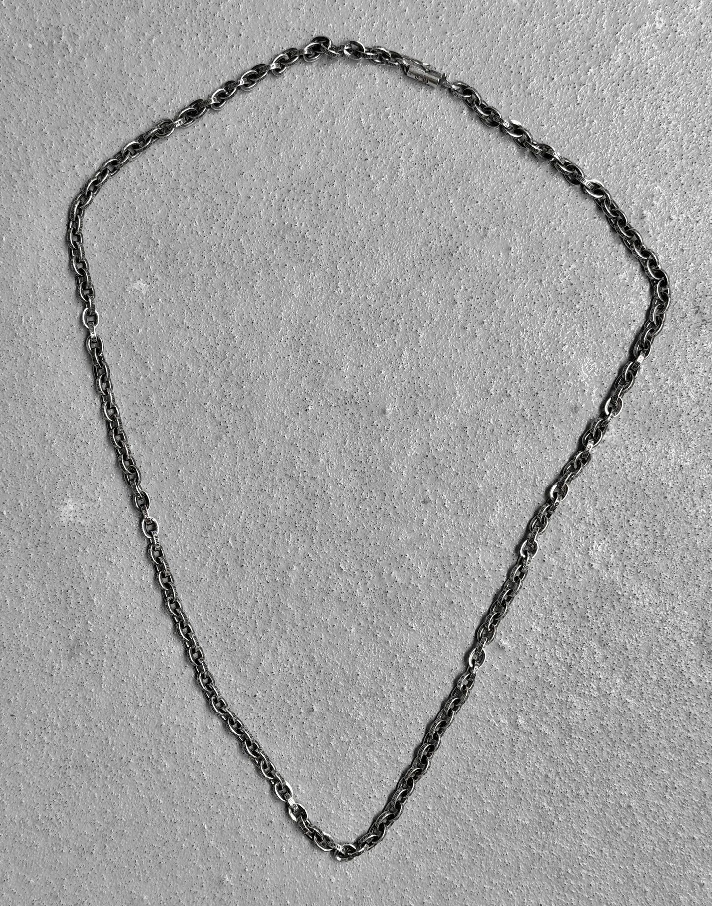 Chrome Hearts 1999 .925 Silver Paper-chain Necklace