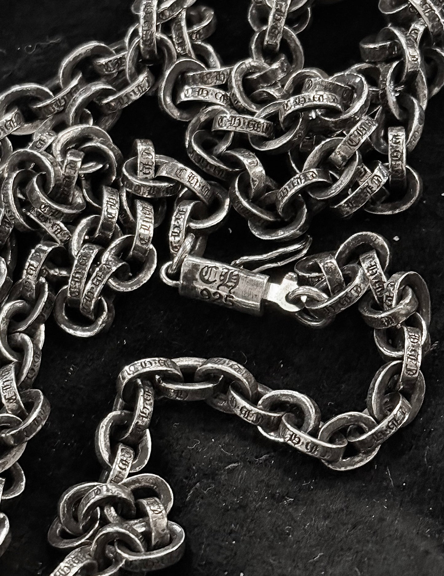 Chrome Hearts “1999” .925 Silver Paper-chain Necklace