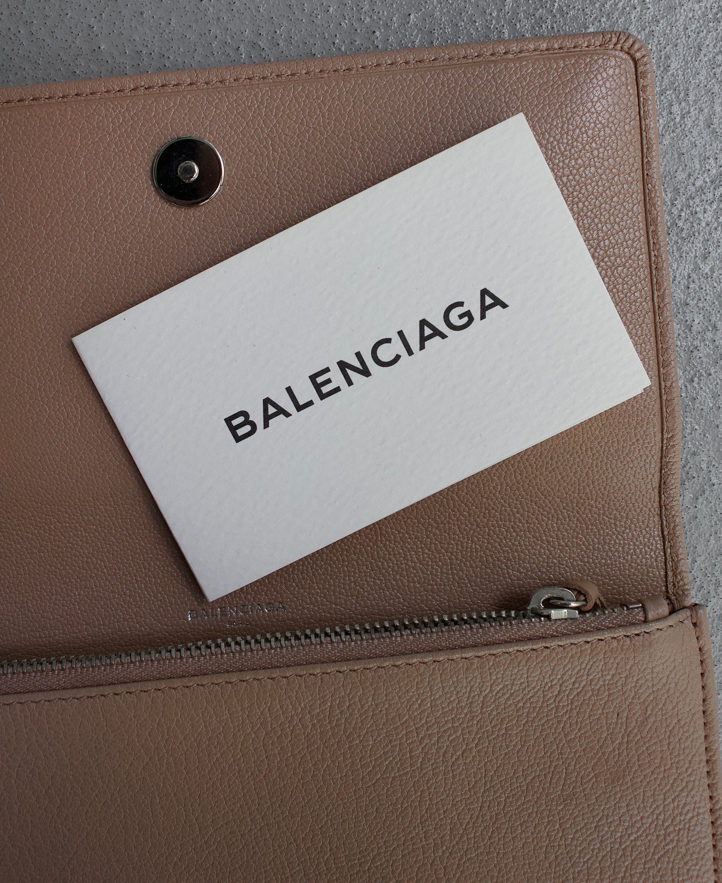 BALENCIAGA “The Money” Continental Wallet