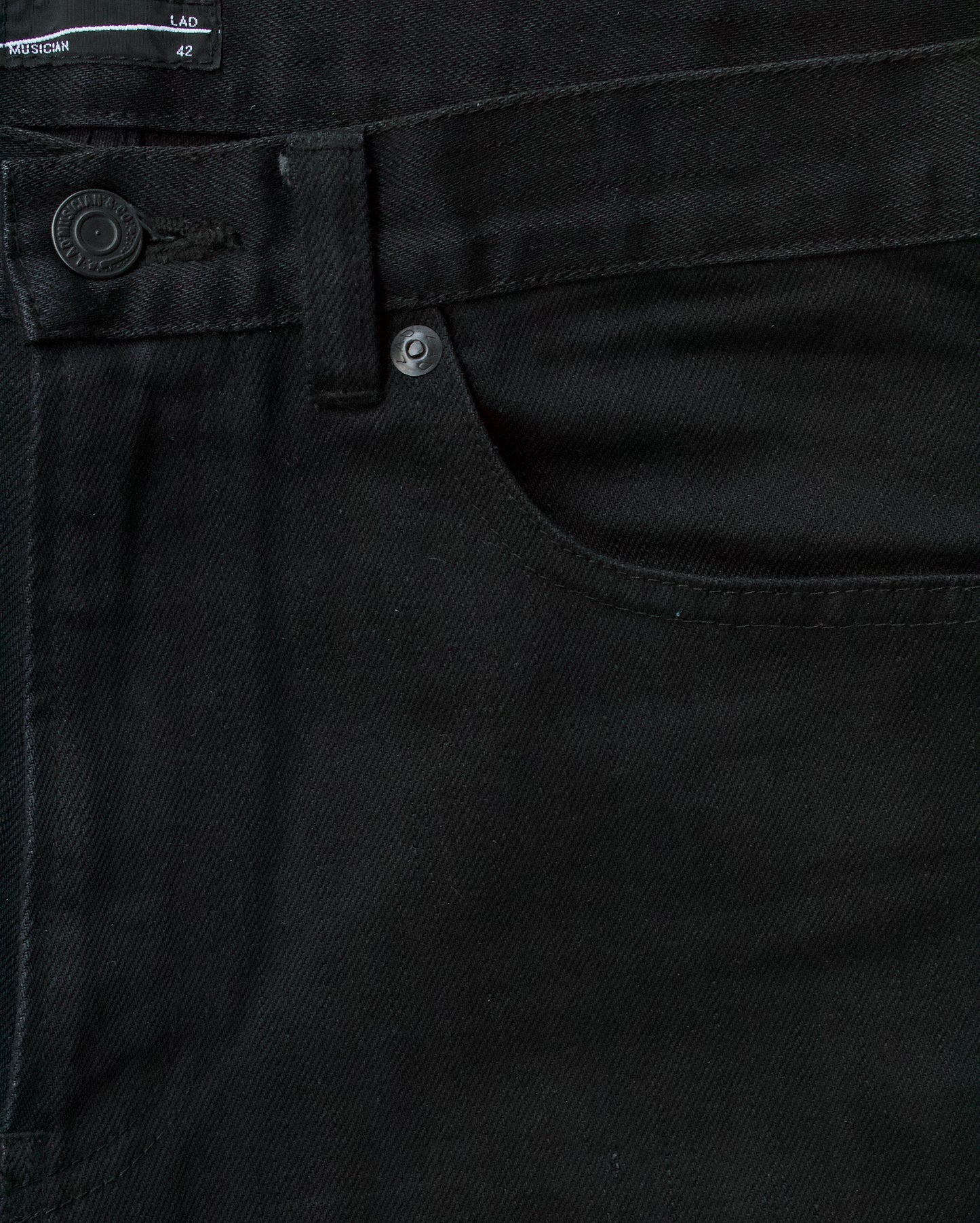 Lad Musician AW09 Flare Zip Denim
