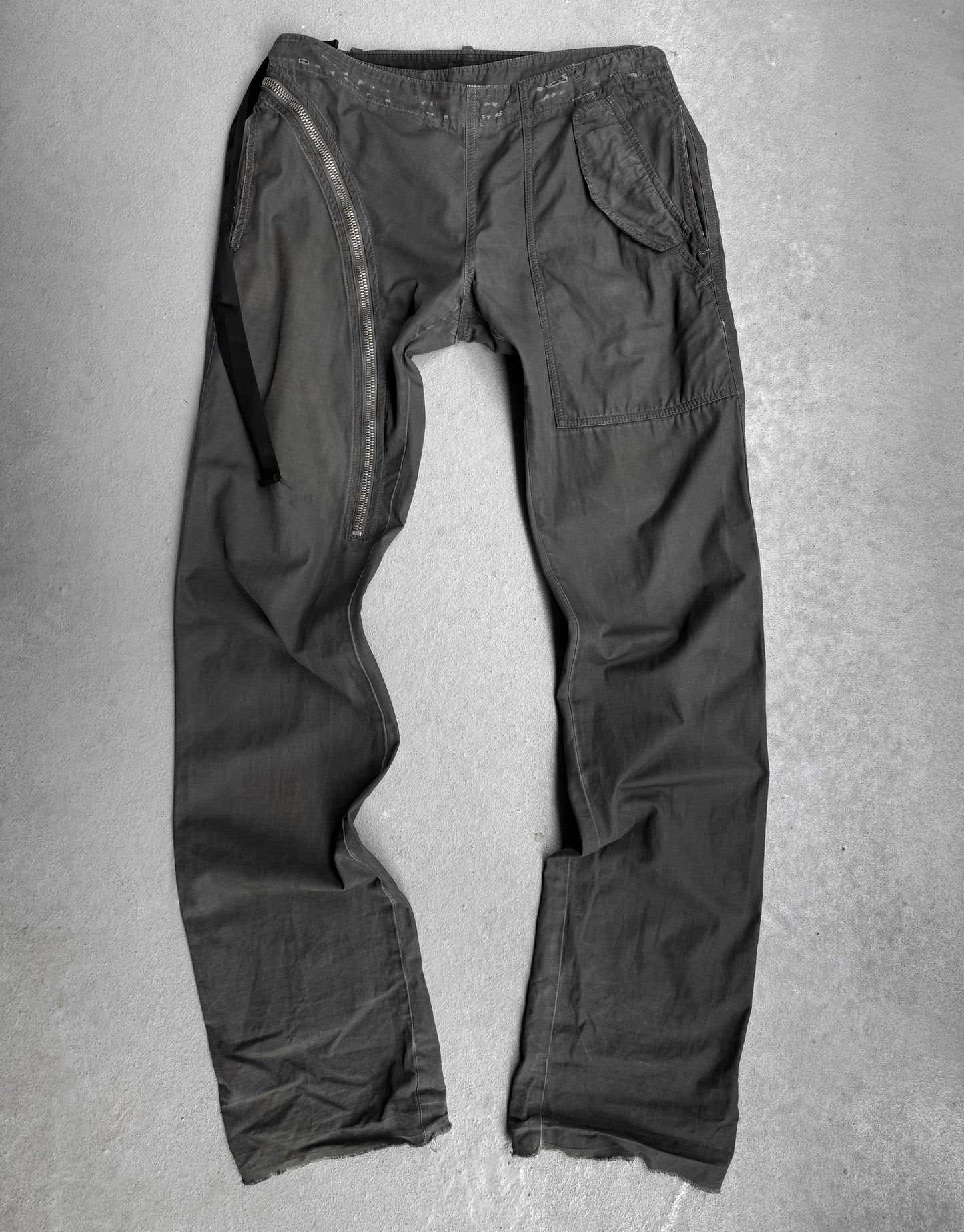 Rick Owens DRKSHDW AW09 “CRUST” Hogwash Aircut Ripstop Pants