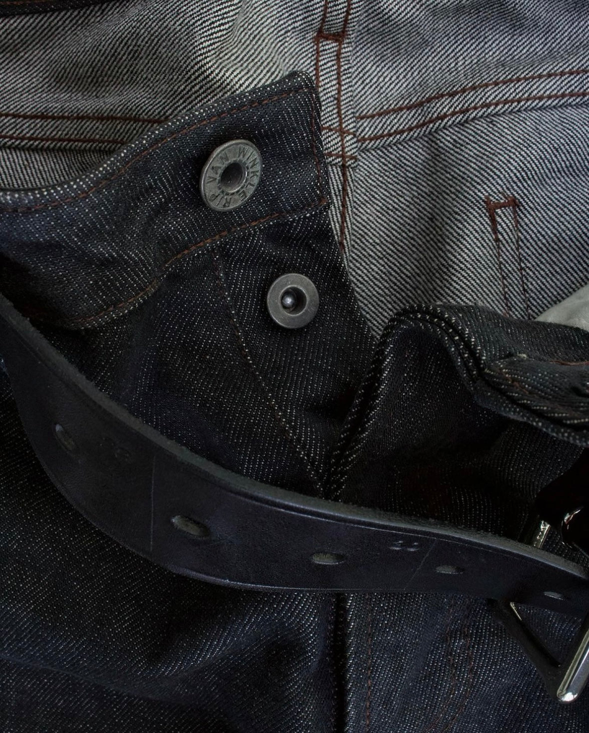 RipVanWinkle 00s Raw Wide Bootcut Denim