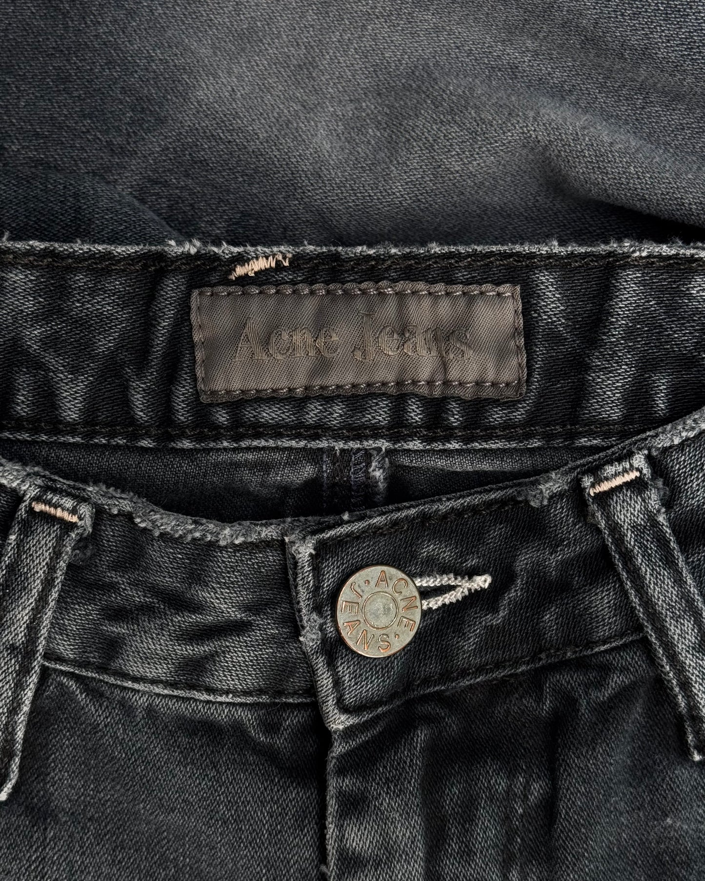 Acne Studios Early 00s Blue Over-dyed ‘Storlek’ Skinny Denim