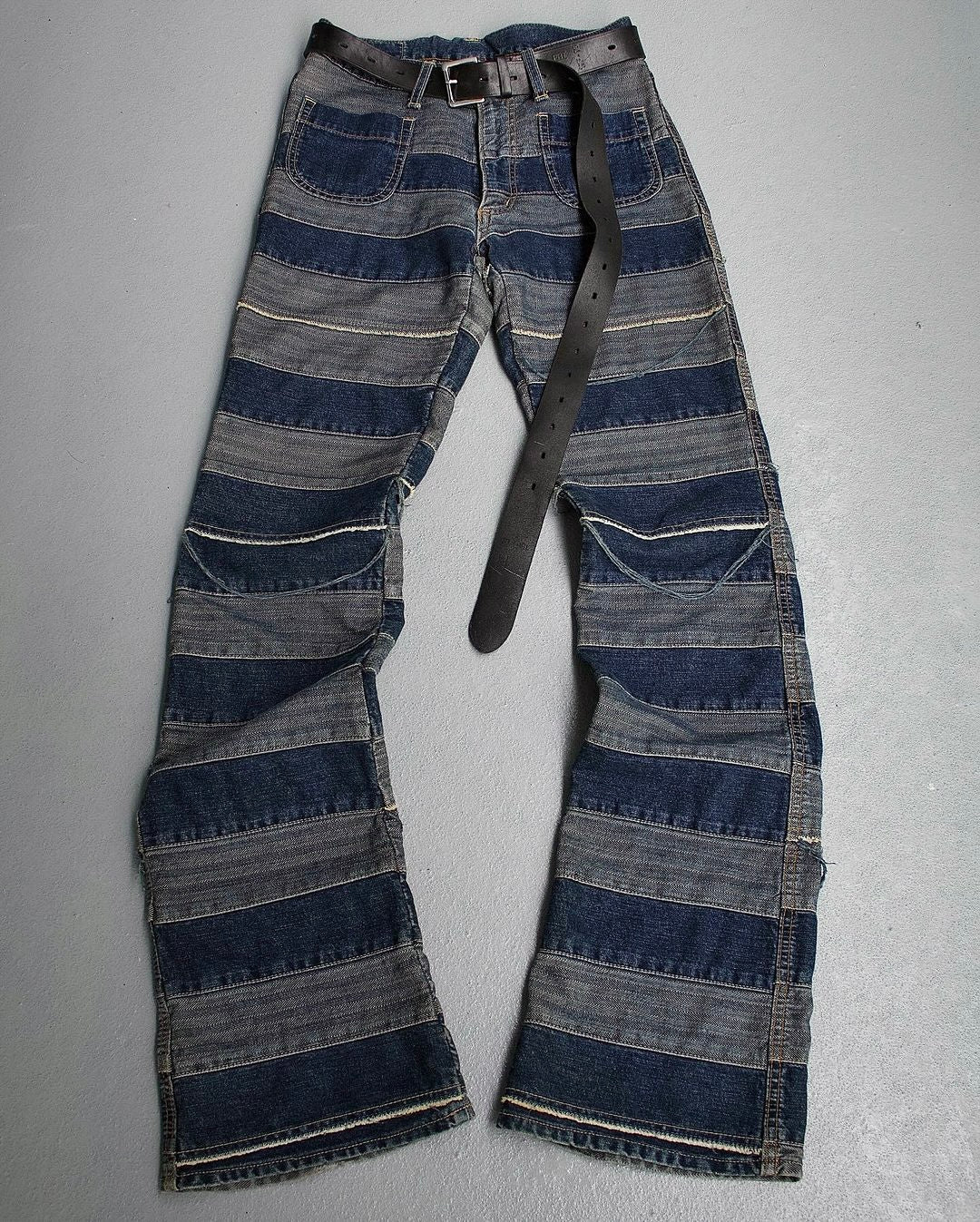 Hysteric Glamour Early 00s ‘Kinky’ Blue Hagi Flare Denim