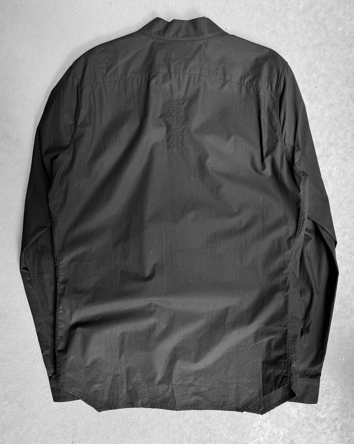Rick Owens AW22 “STROBE” Black Faun Button-up Shirt