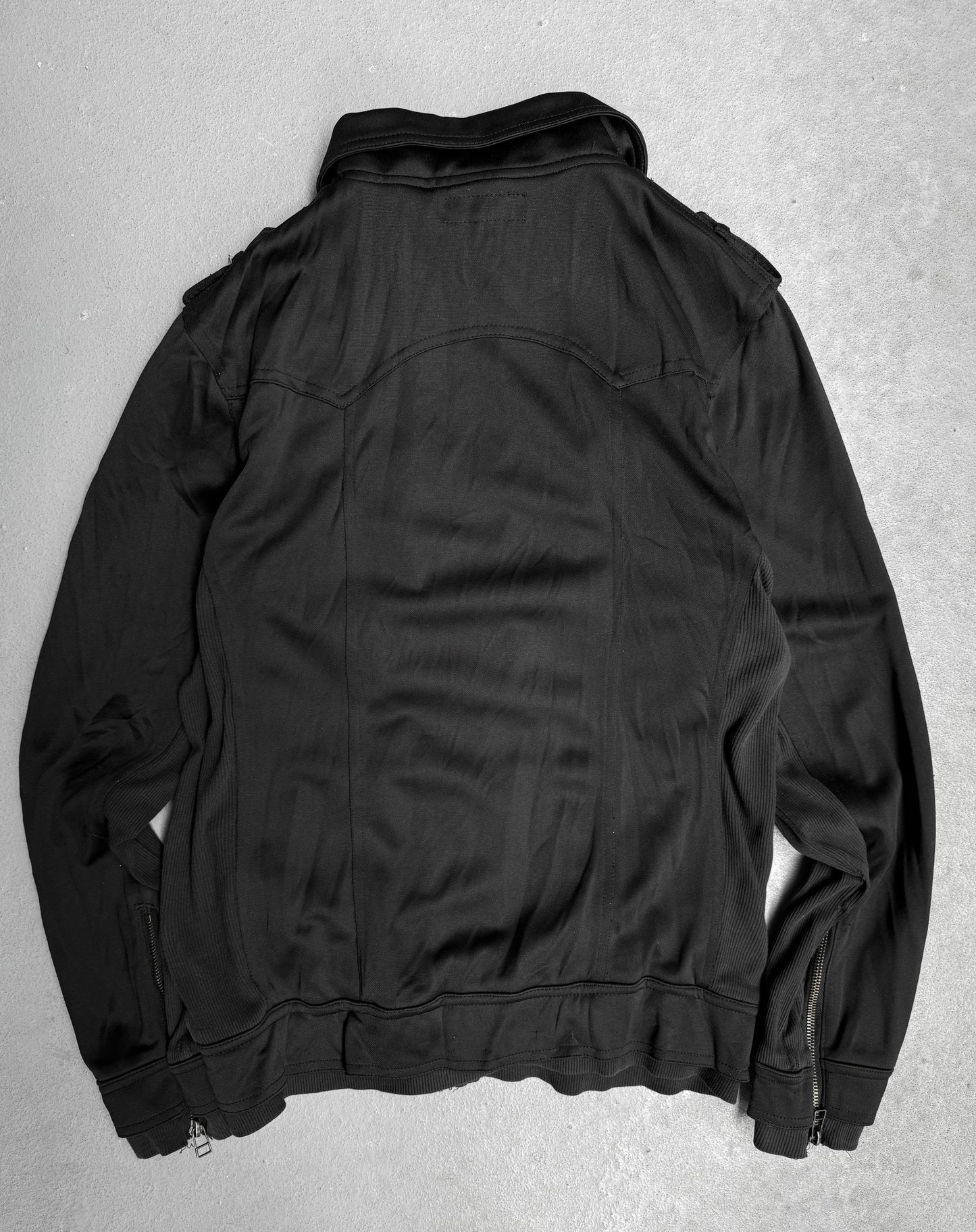 InTheAttic Early 00s Military Zip-up Track Jacket
