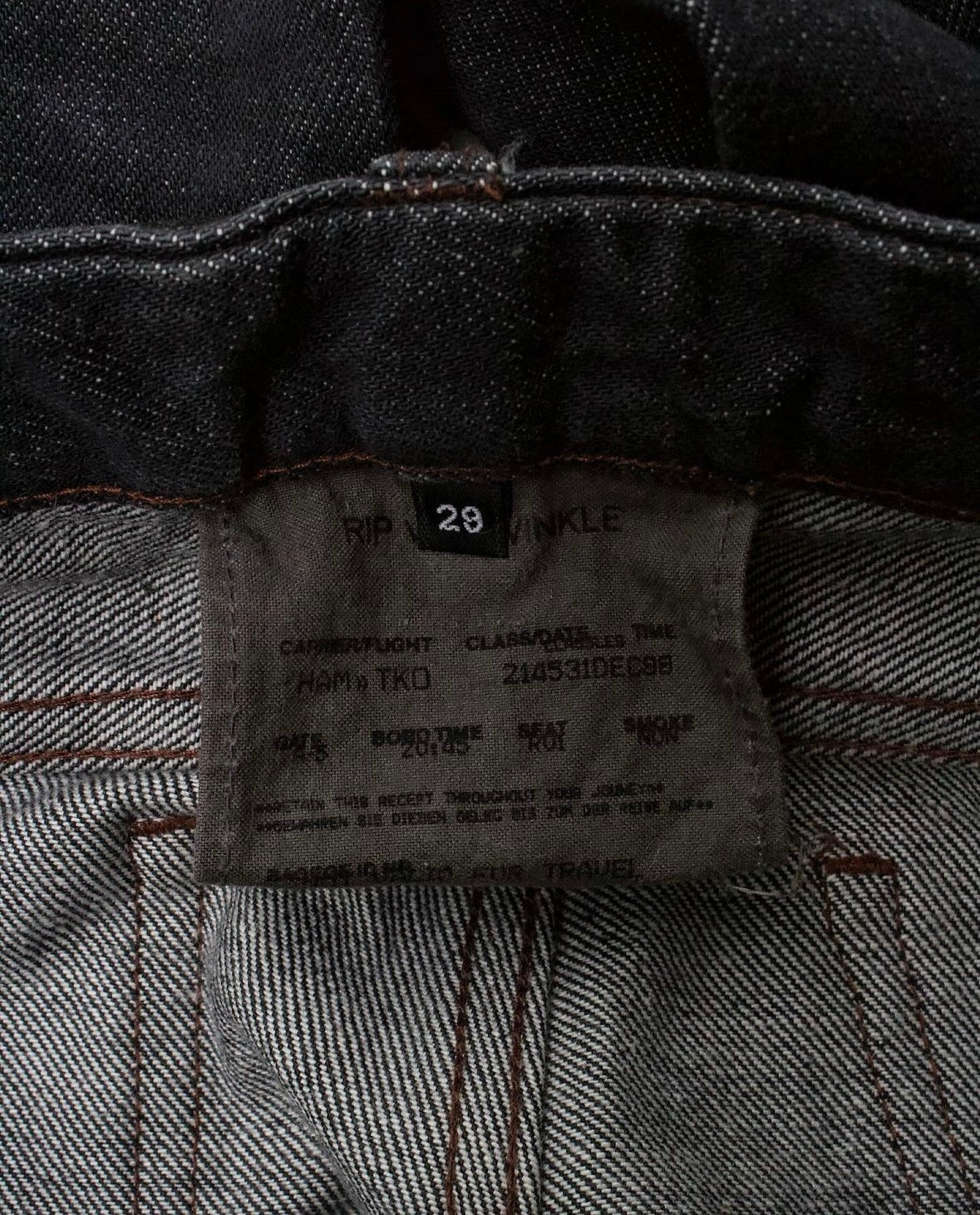 RipVanWinkle Early 00s Grey Bootcut Denim
