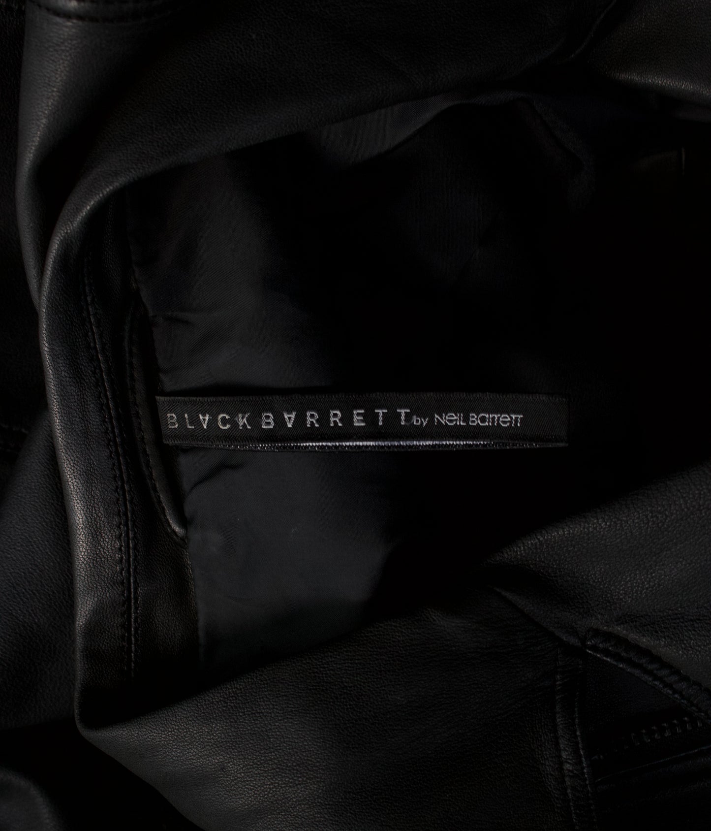 BLVCKBVRRETT by Neil Barrett Sheep Leather Rider Jacket