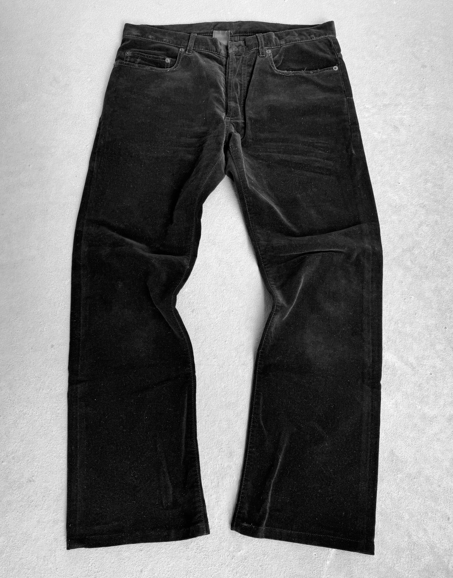 DIOR HOMME AW05 “In the Morning” Velvet Flare Bootcut Pants