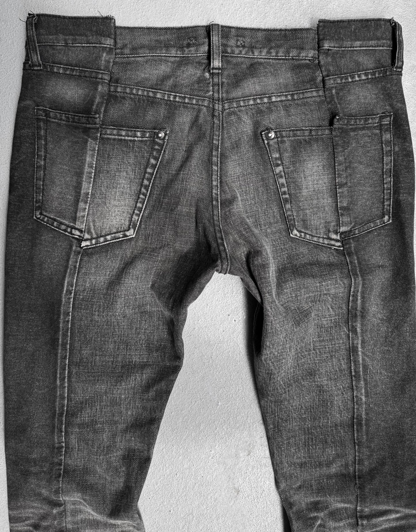 *SAMPLE* MiharaYasuhiro AW07 Reconstructed Hybrid Skinny Denim