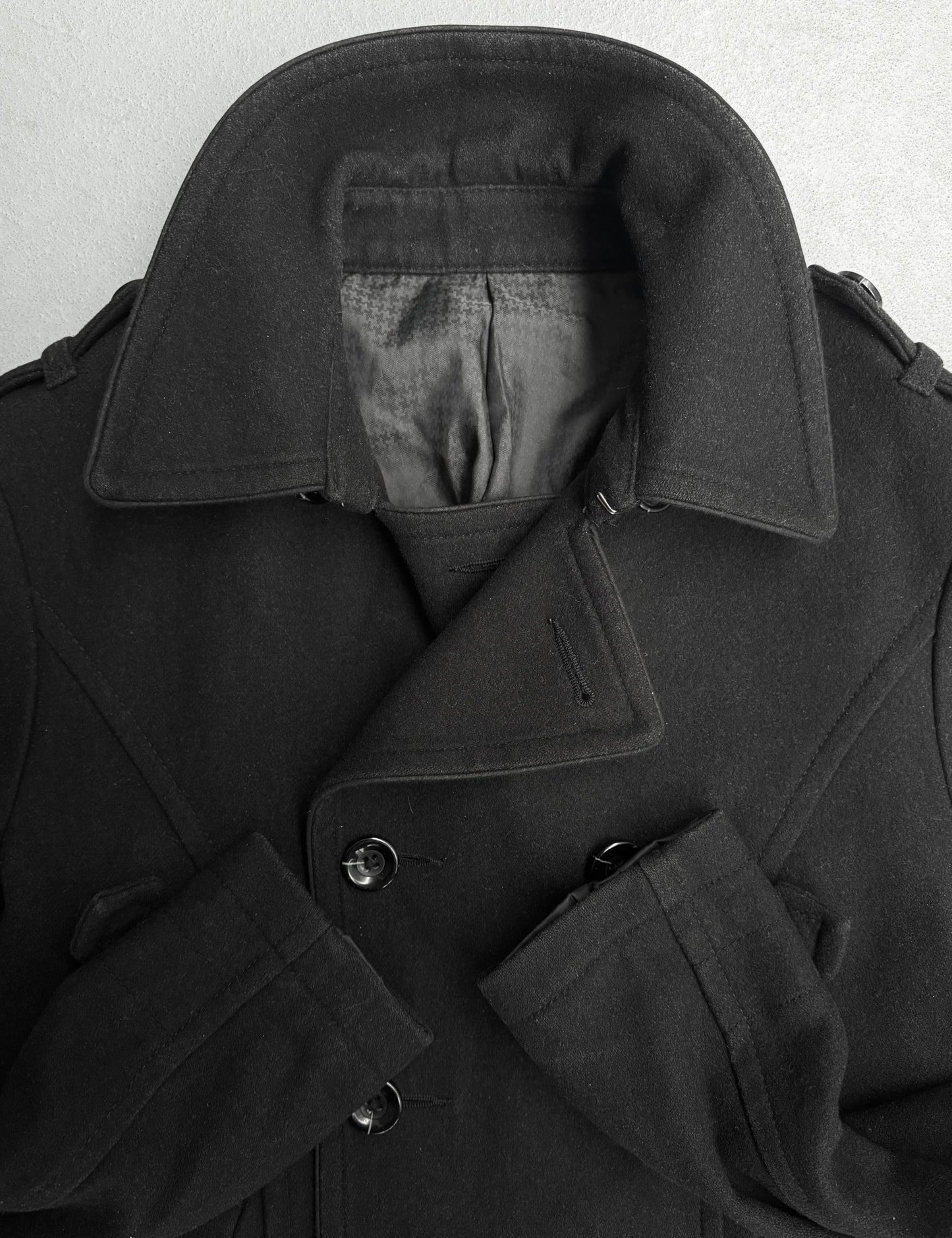 PPFM Early 00s ‘Napoleon’ Double-breasted Wool Jacket