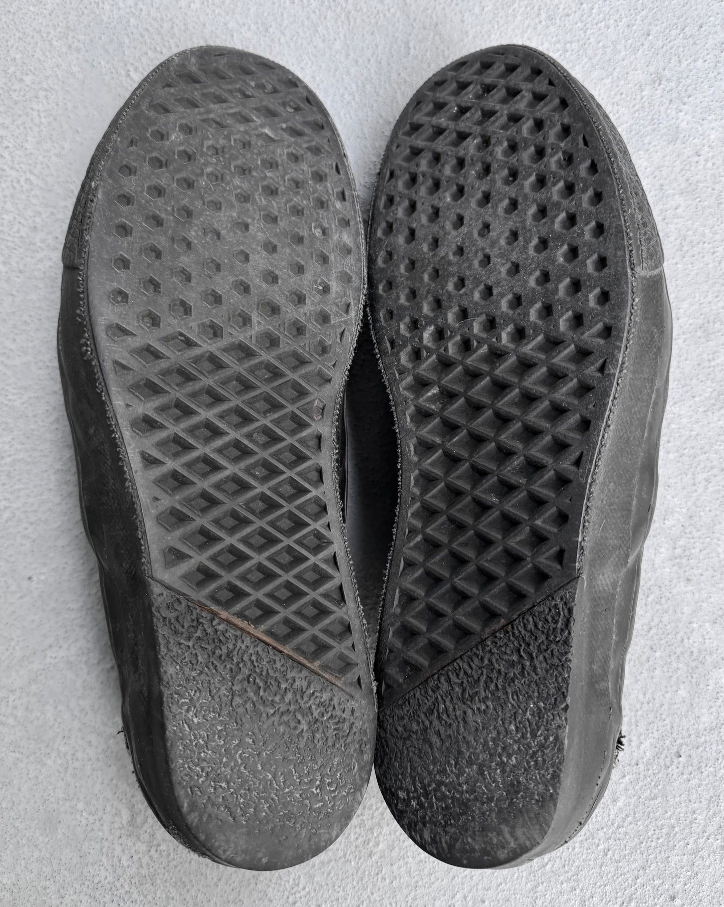 Number (N)ine AW03 “Touch Me I’m Sick” Crying Hearts Patchwork ‘Vans’ Slip-on Sneakers