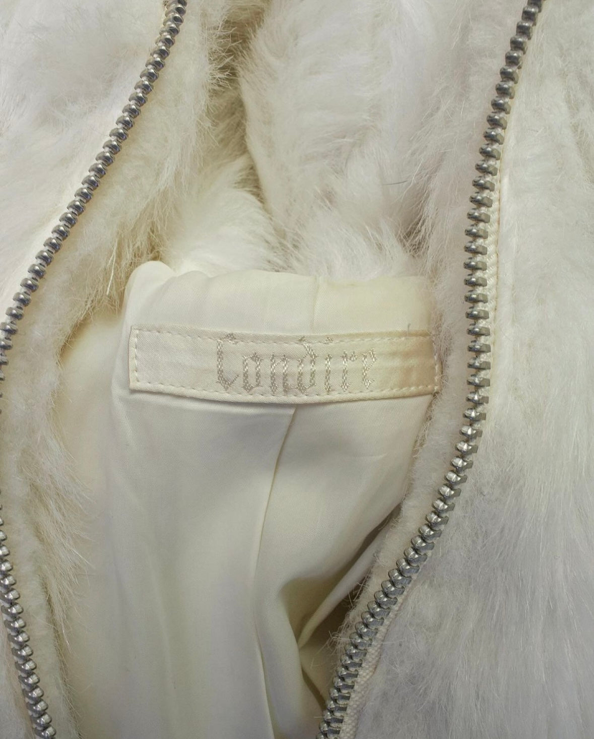 20471120 CONDIRE Early 00s Mink Faux Fur Bomber Jacket