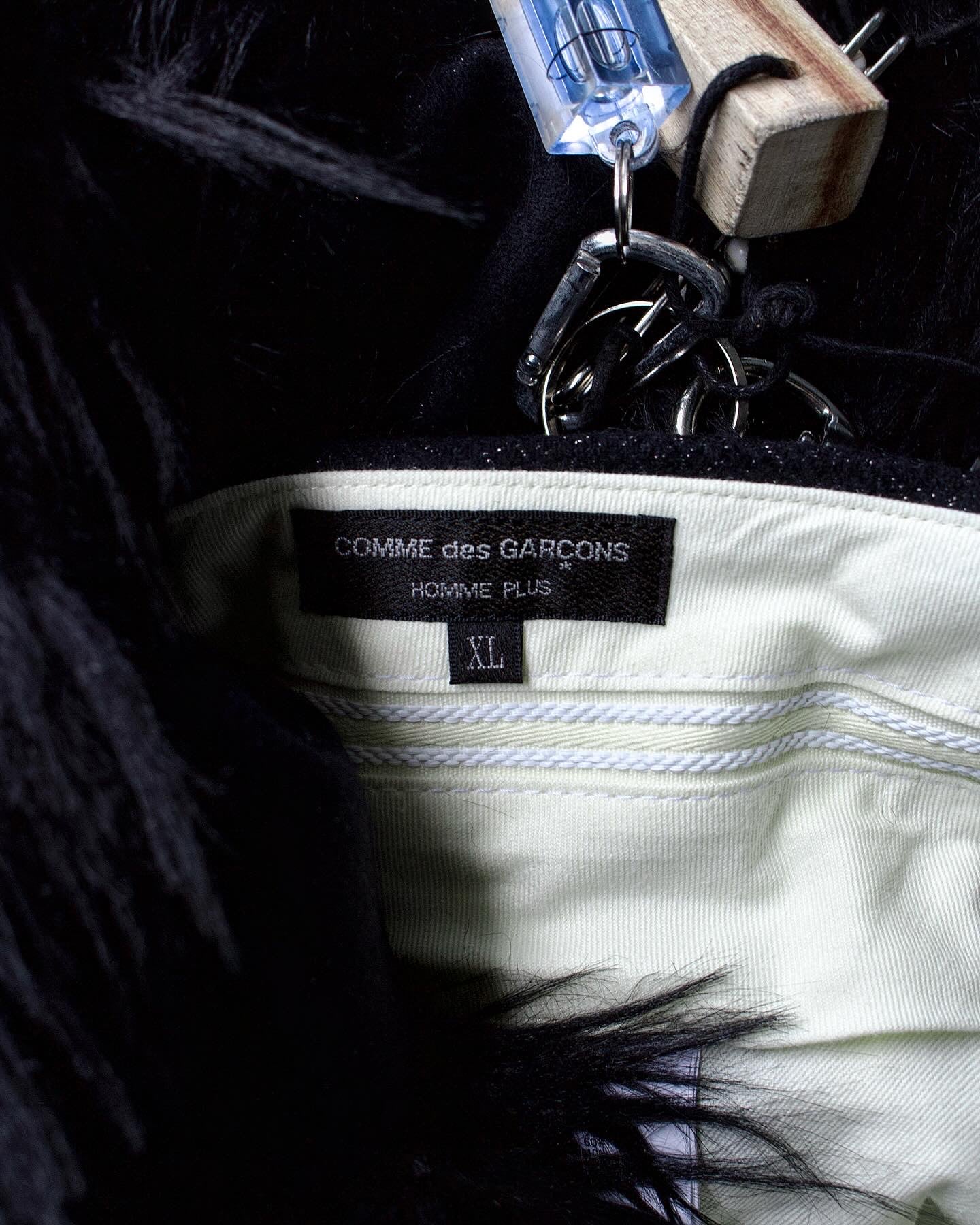 COMME des GARÇONS HOMME PLUS AW23 Oversized Faux Fur Shorts