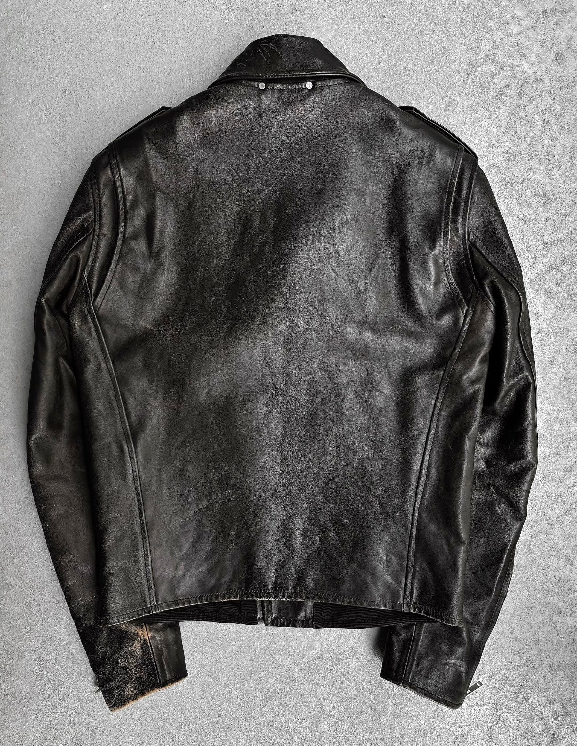 Maison Martin Margiela SS15 Replica ‘1950s Boston’ Leather Perfecto Biker Jacket