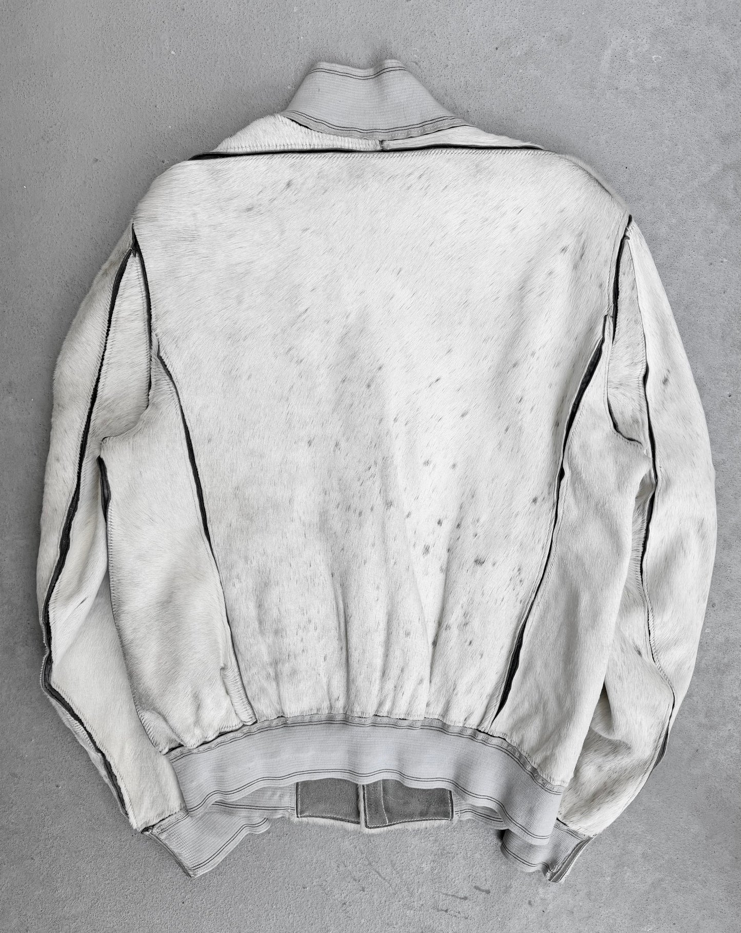 Carol Christian Poell AW06/07 ‘LLM/2205 KIP-PTC/2' Reversible Calf-hair Leather Bomber Jacket
