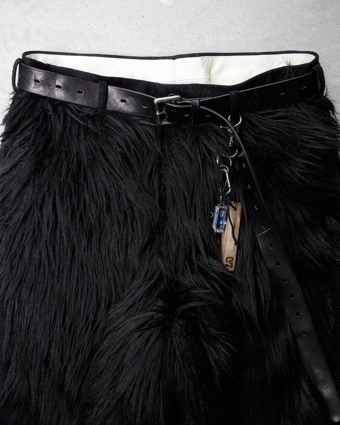 COMME des GARÇONS HOMME PLUS AW23 Oversized Faux Fur Shorts