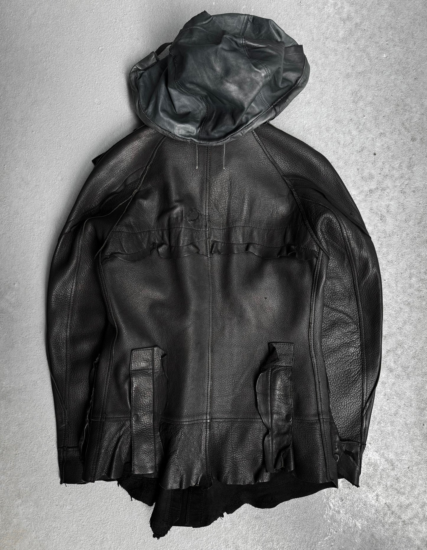TakahiroMiyashita TheSoloist. AW14 Rough Out Deerskin Leather Military Jacket