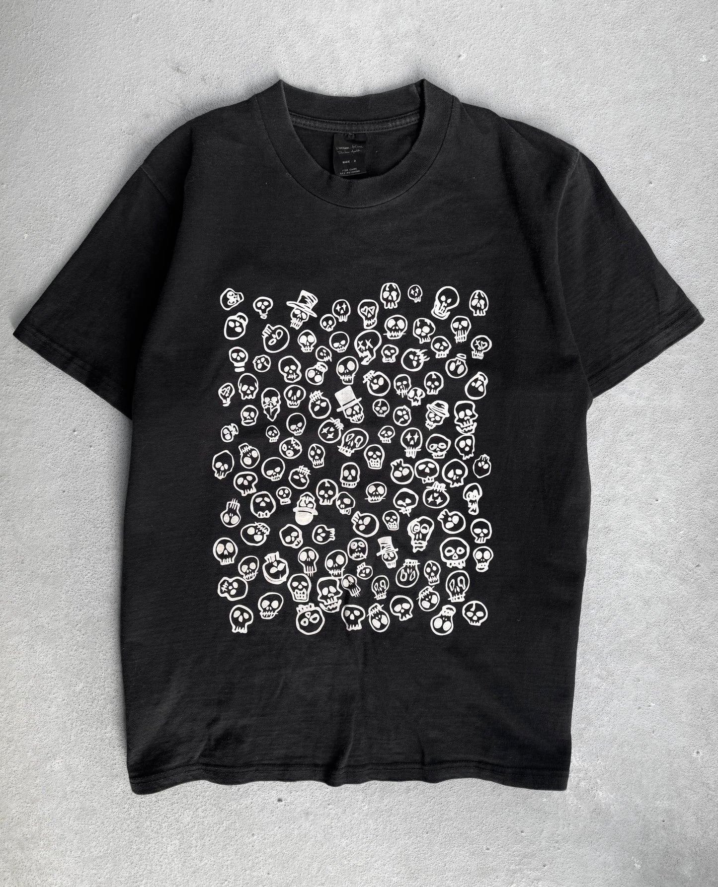 Number (N)ine SS05 ‘Skull Cemetery’ Graphic T-shirt