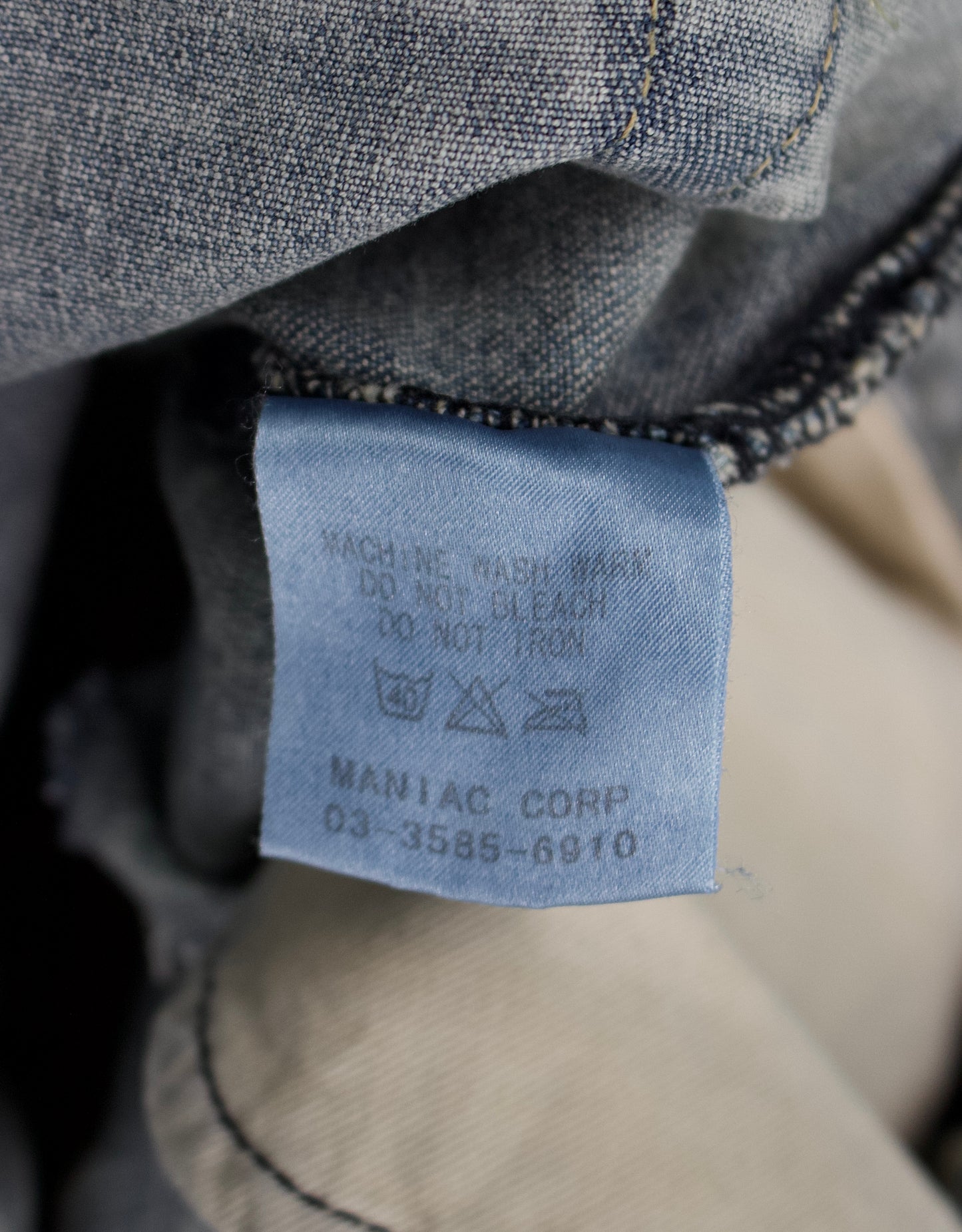 L.G.B Early 00s Distressed Acid-Wash Bootcut Denim