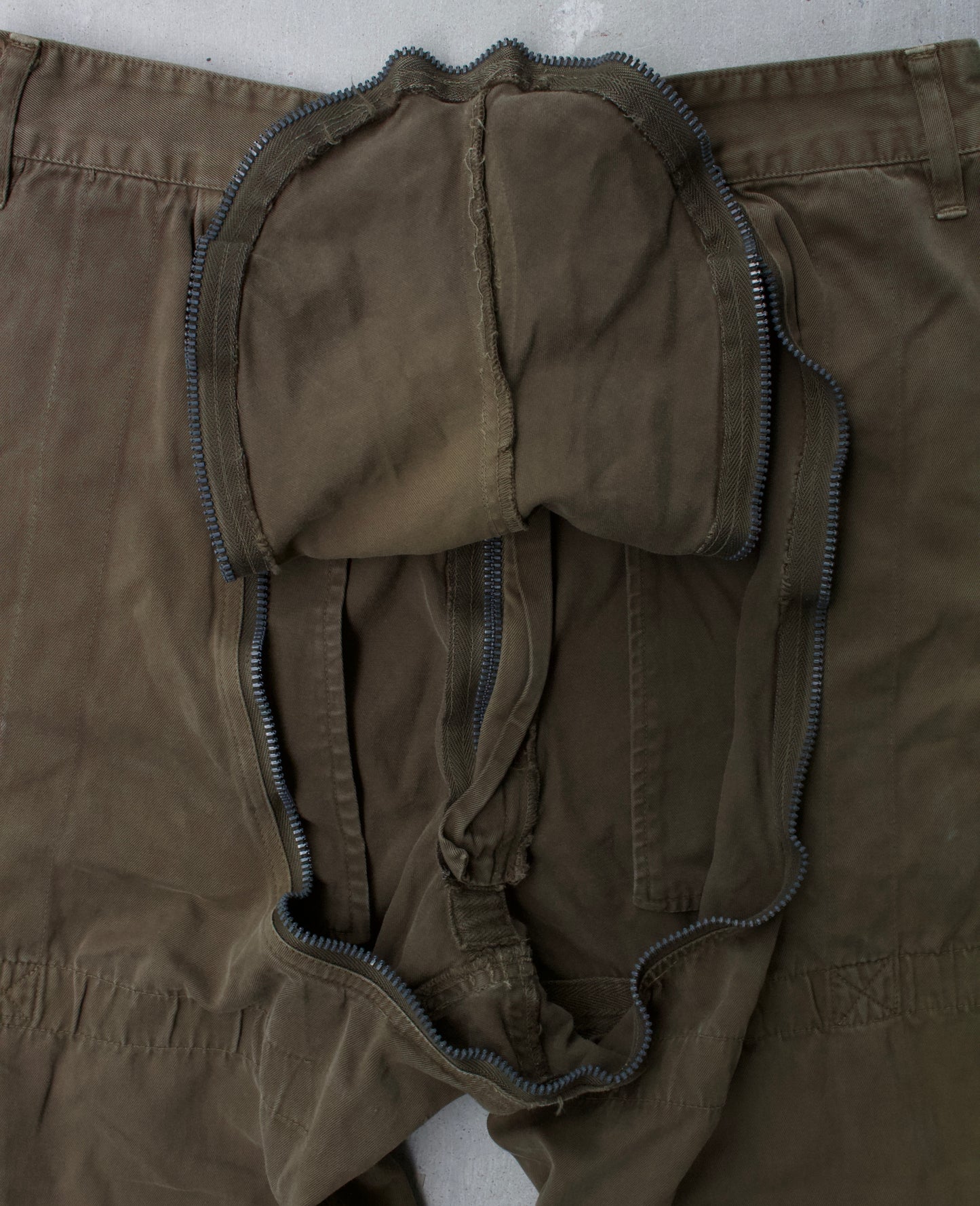 RipVanWinkle Early 00s Faded Convertible Zip Cotton Pants