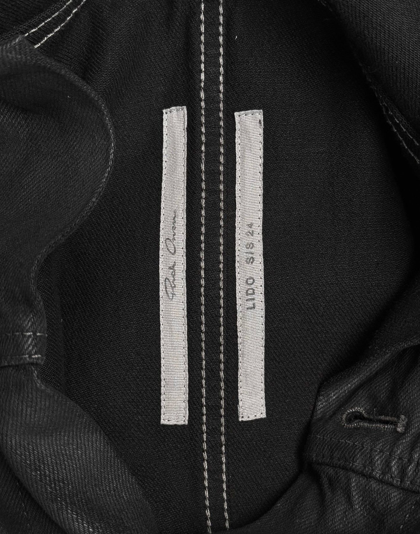 Rick Owens SS24 "LIDO" Jumbo Waxed Denim Worker Jacket