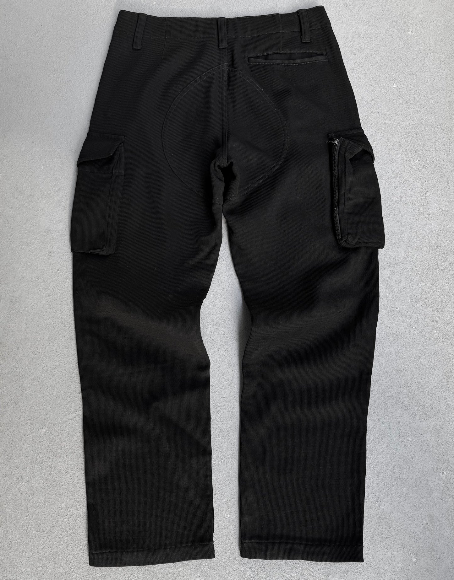 sophnet. Early 00s Wool Gabardine Bootcut Cargo Pants