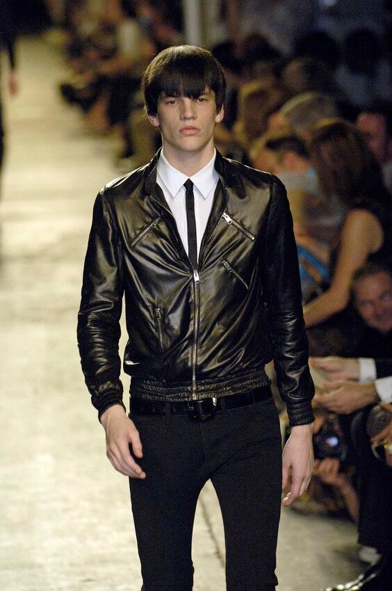 DIOR HOMME by Hedi Slimane SS07 “We Look Good Together”Beige Multi Zip Cropped Jacket