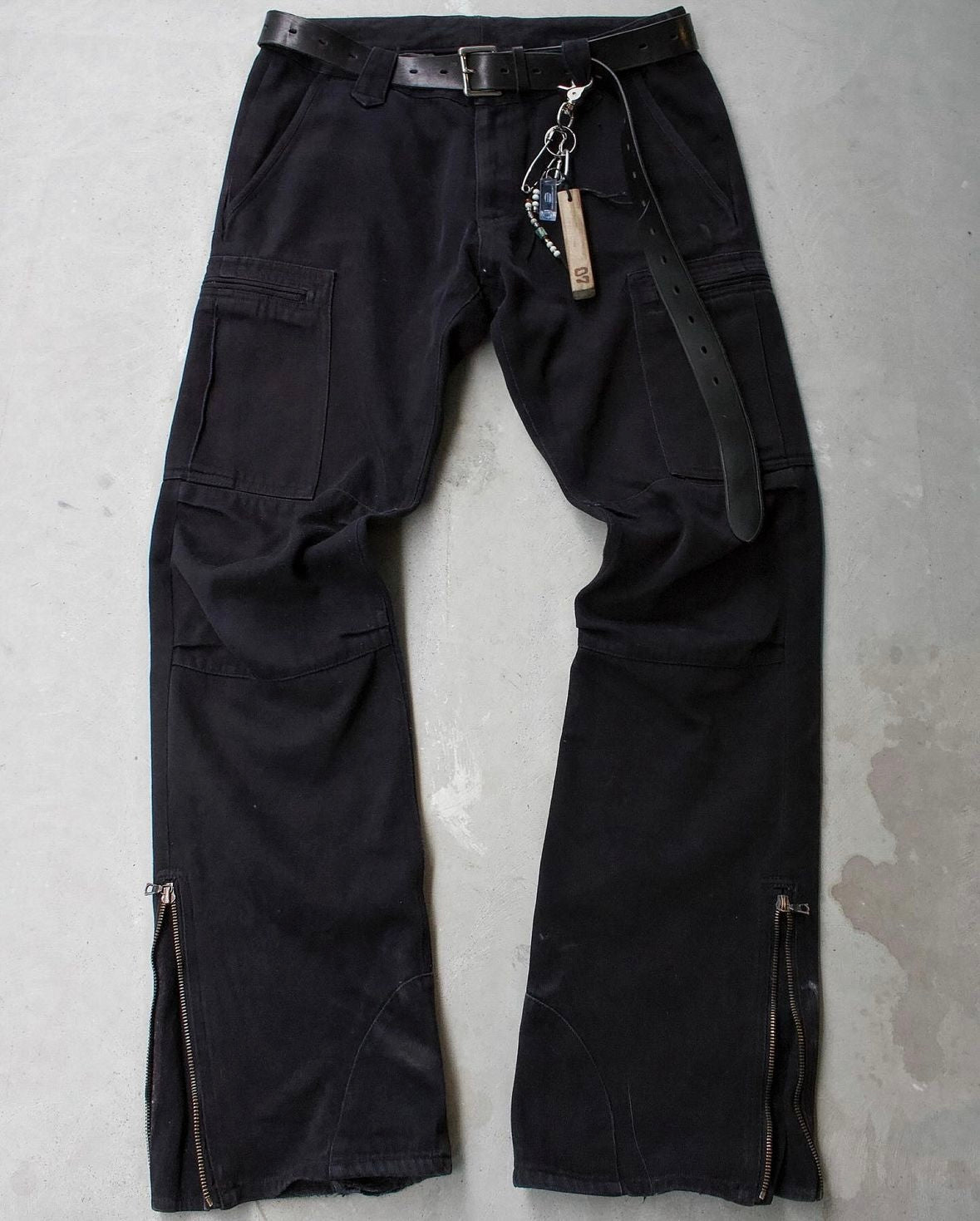 Isamu Katayama “BACKLASH” AW08 Flare Biker Cargo Pants