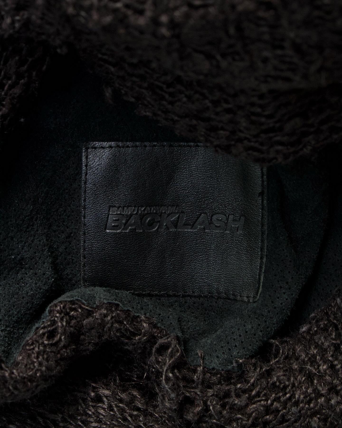 Isamu Katayama “BACKLASH” AW07 Distressed Rough Linen Cardigan