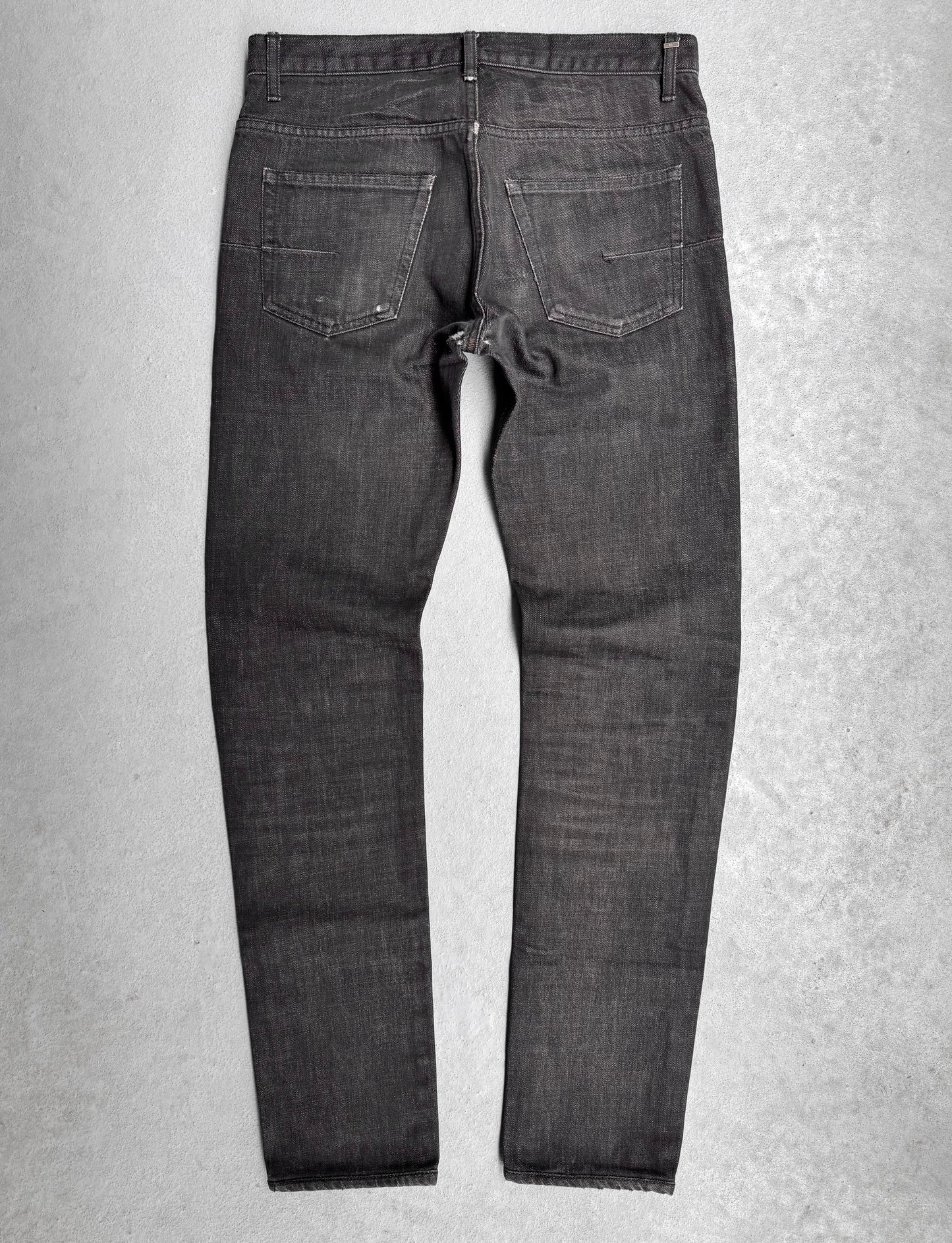 DIOR HOMME by Hedi Slimane AW03-04 “Luster” Washed Black Bootcut Denim