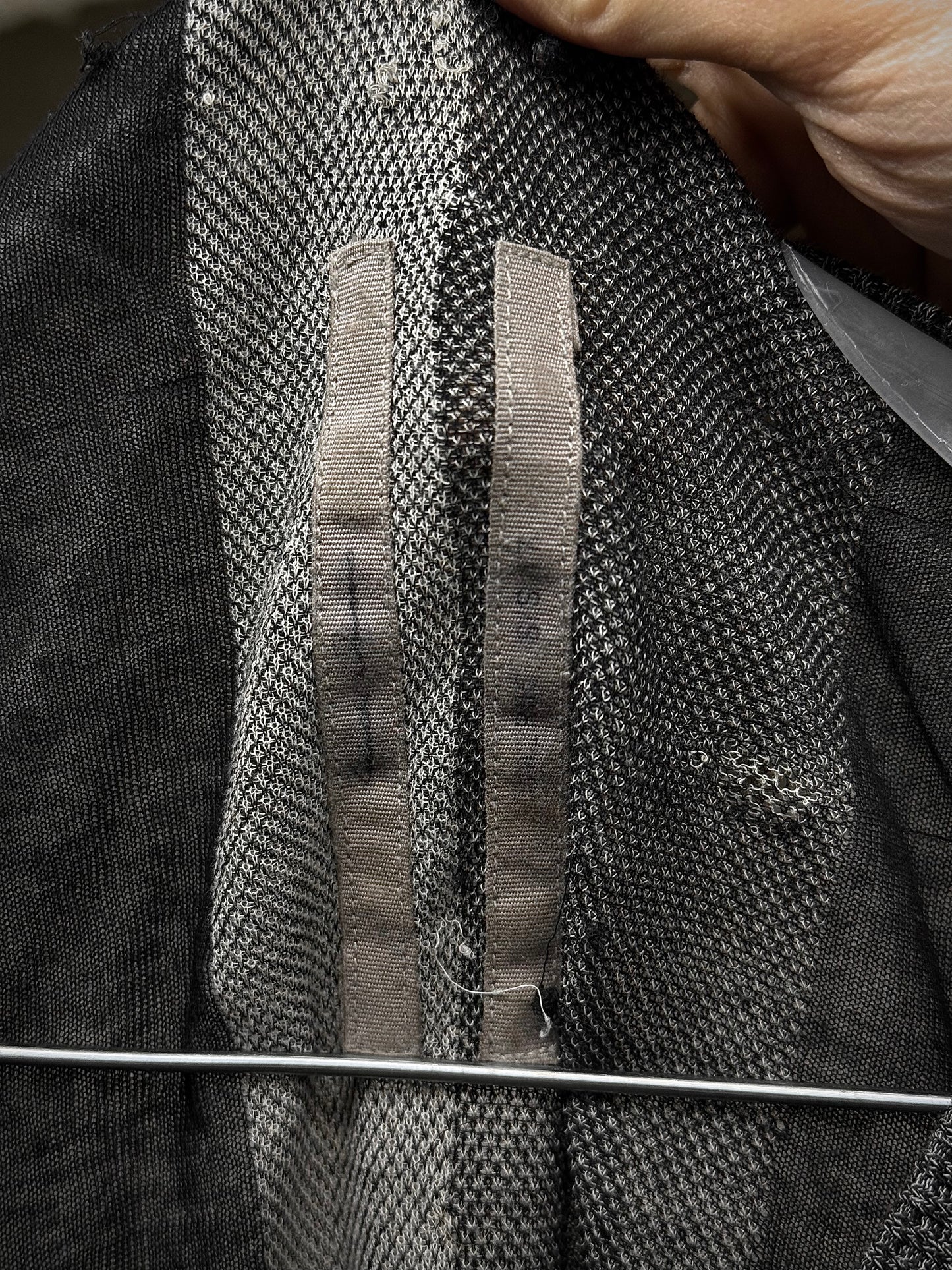 Rick Owens SS17 "WALRUS" Double Layer Multi Striped Long-sleeves detail | DRIEW GARMENTS