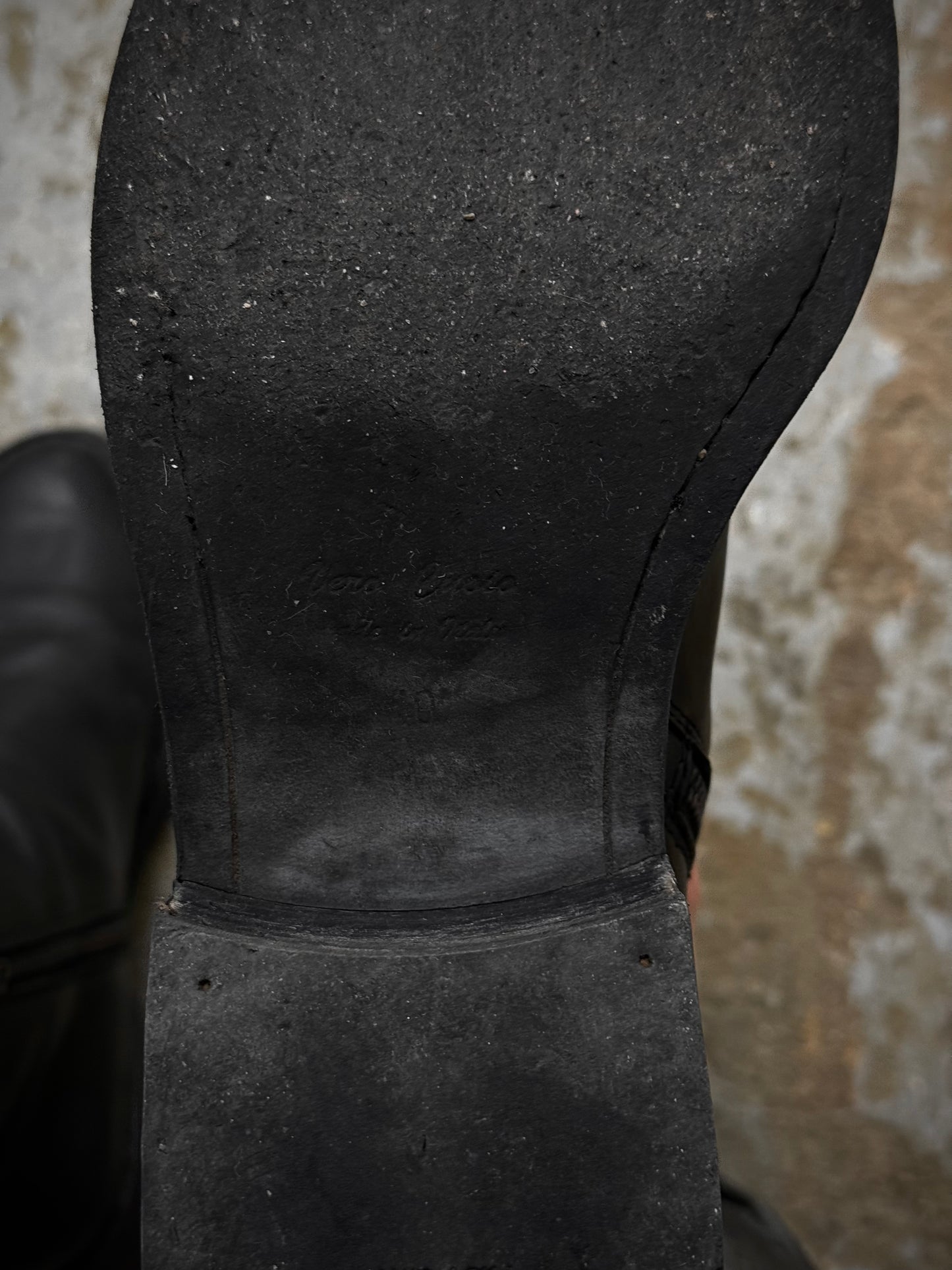Ann Demeulemeester AW20 Dual Side Zipper Cow Leather Boots