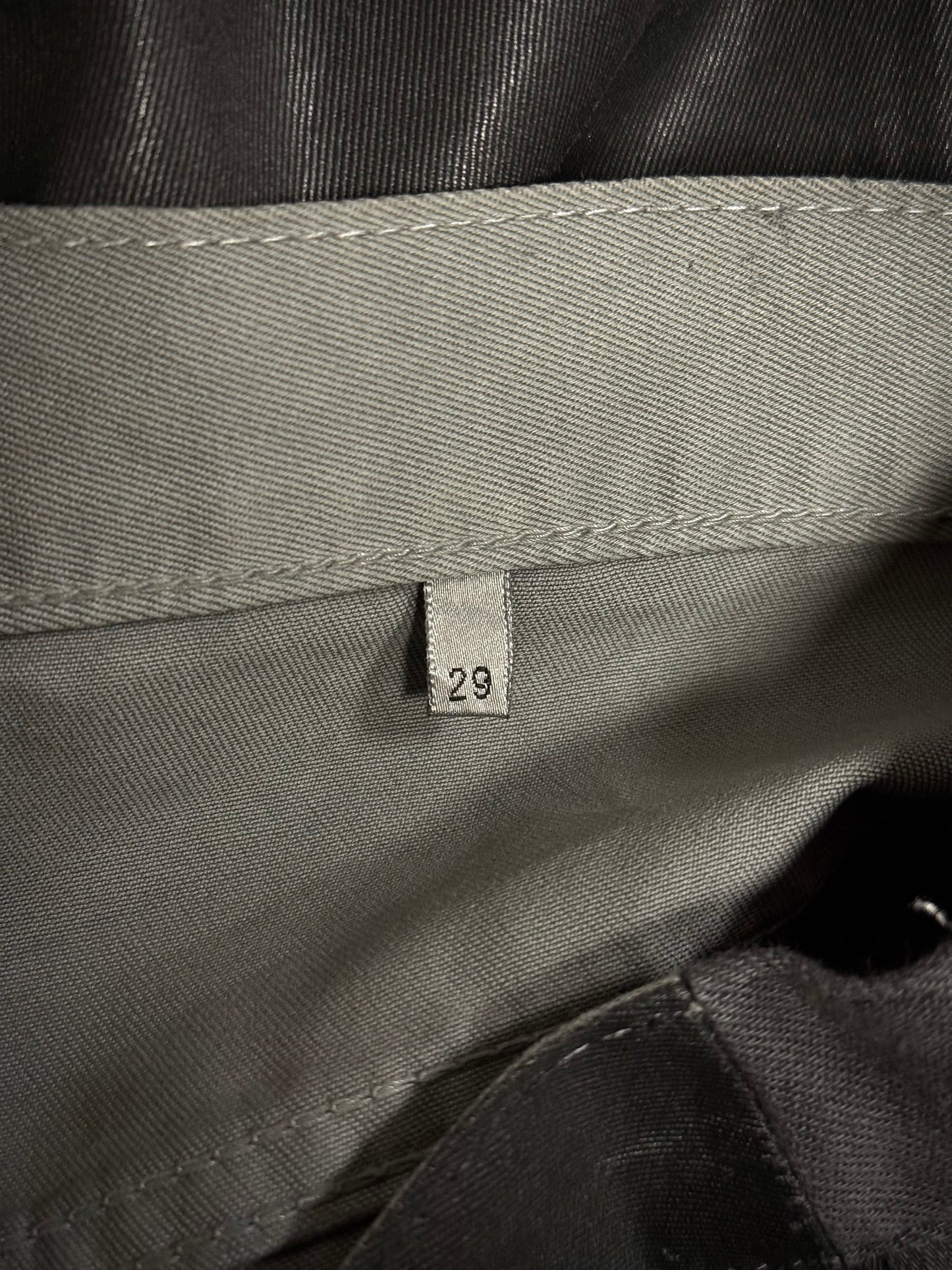 DIOR HOMME by Kris Van Assche AW08 Black Waxed Cotton Skinny Denim