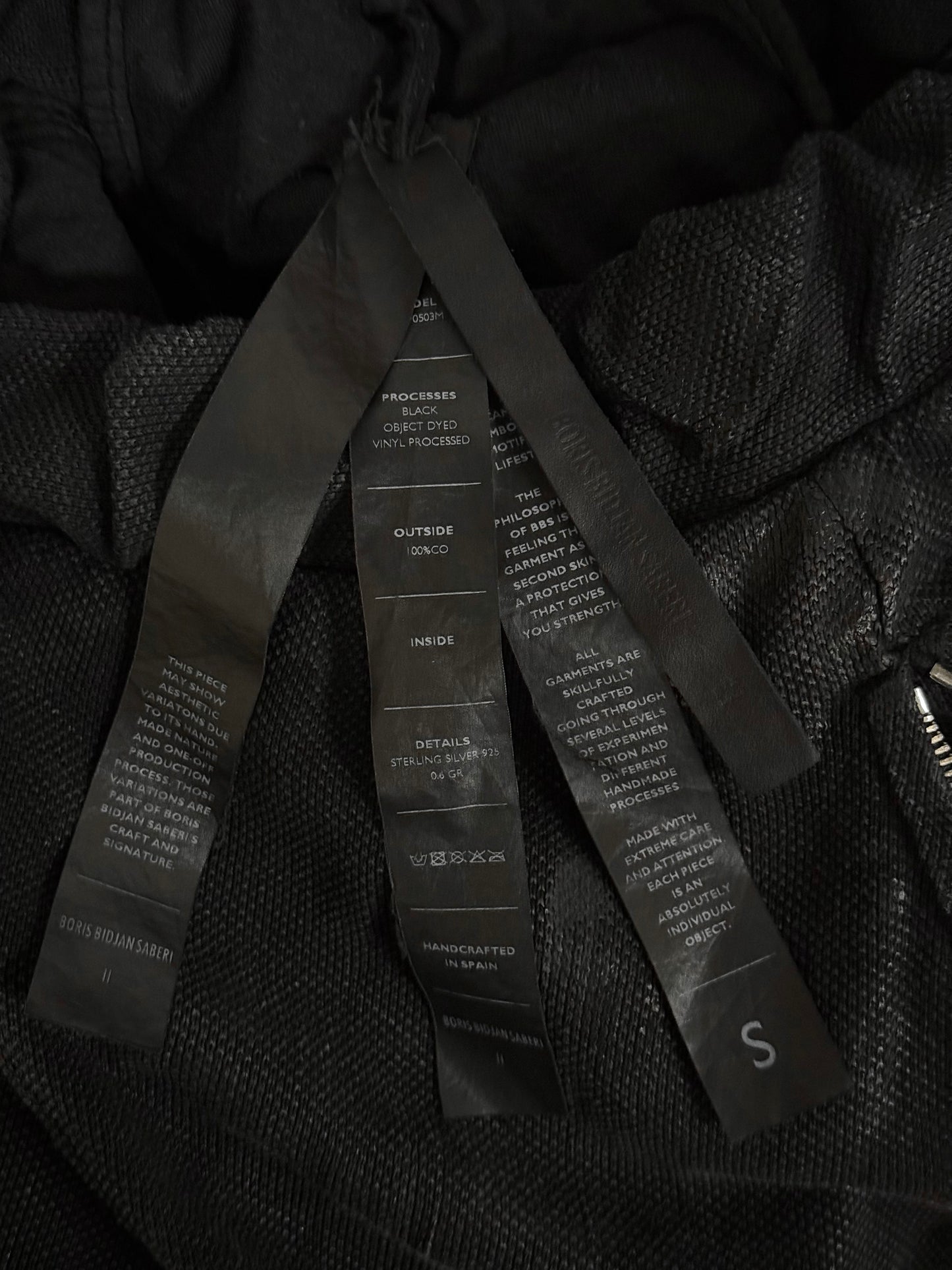 Boris Bidjan Saberi SS17 ‘P15-F0503M’ Object-dyed Vinyl Processed Military Drop-crotch Shorts