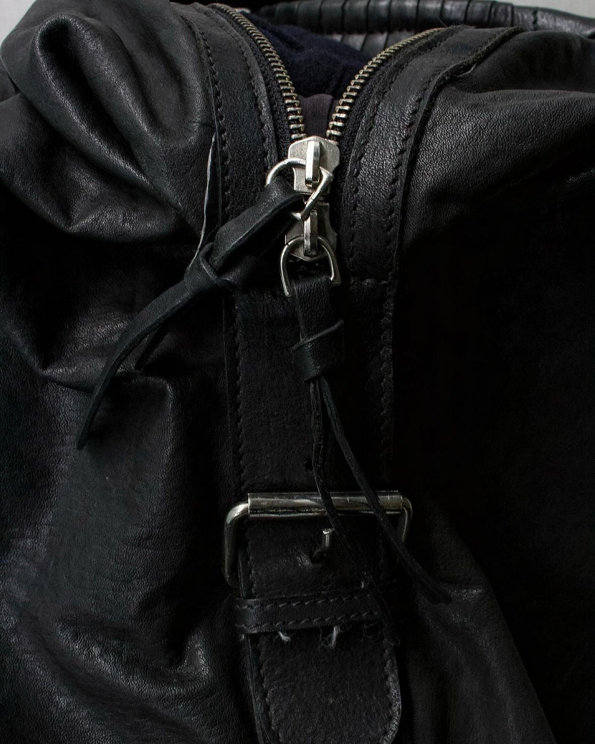 Ann Demeulemeester Early 00s Lambskin Leather Tote Bag