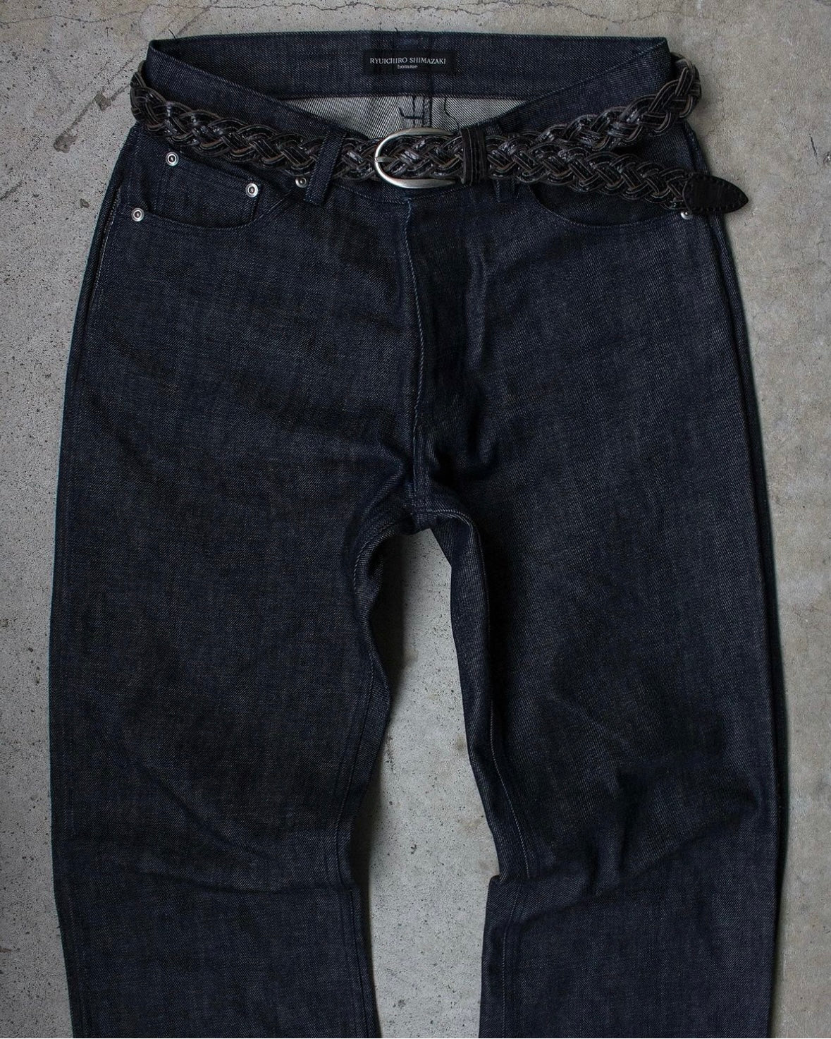Ryuichiro Shimazaki AW97 Exposed Seam Wide Leg Denim