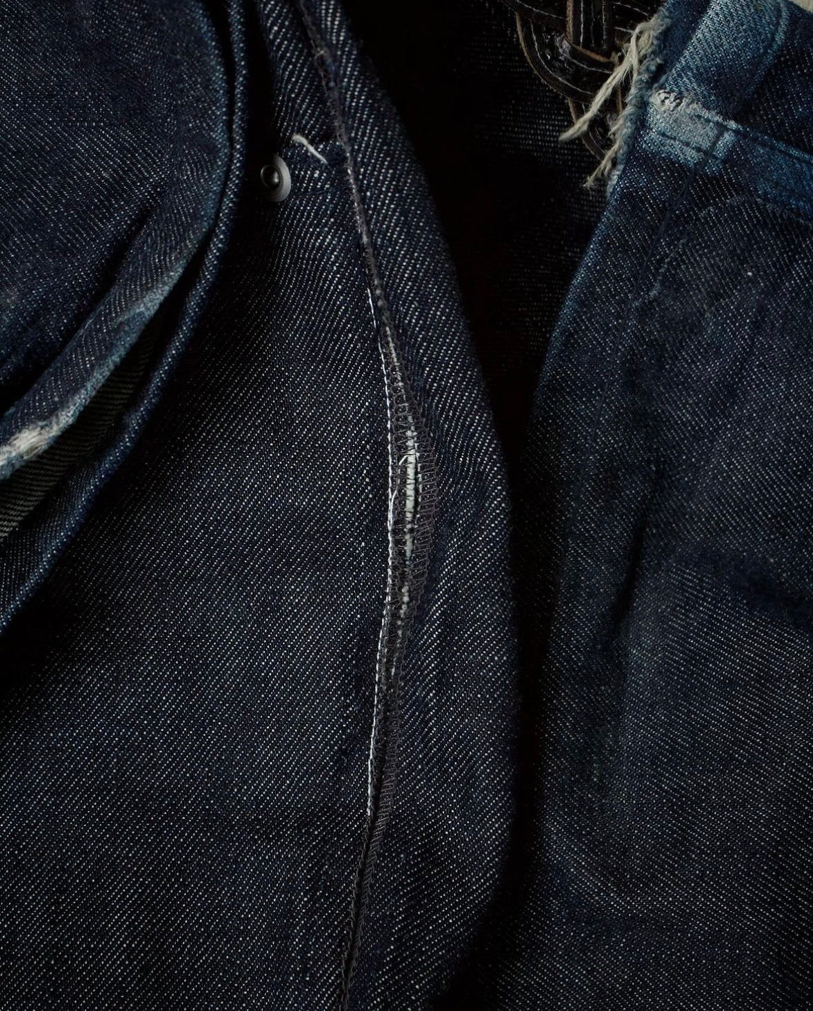 Ryuichiro Shimazaki AW97 Exposed Seam Wide Leg Denim