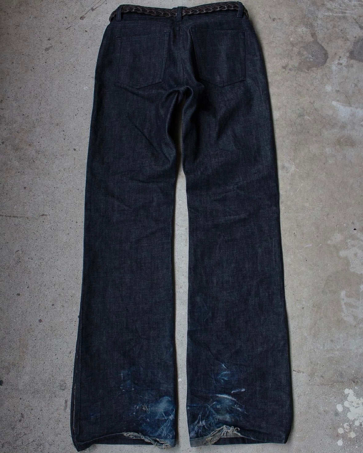 Ryuichiro Shimazaki AW97 Exposed Seam Wide Leg Denim