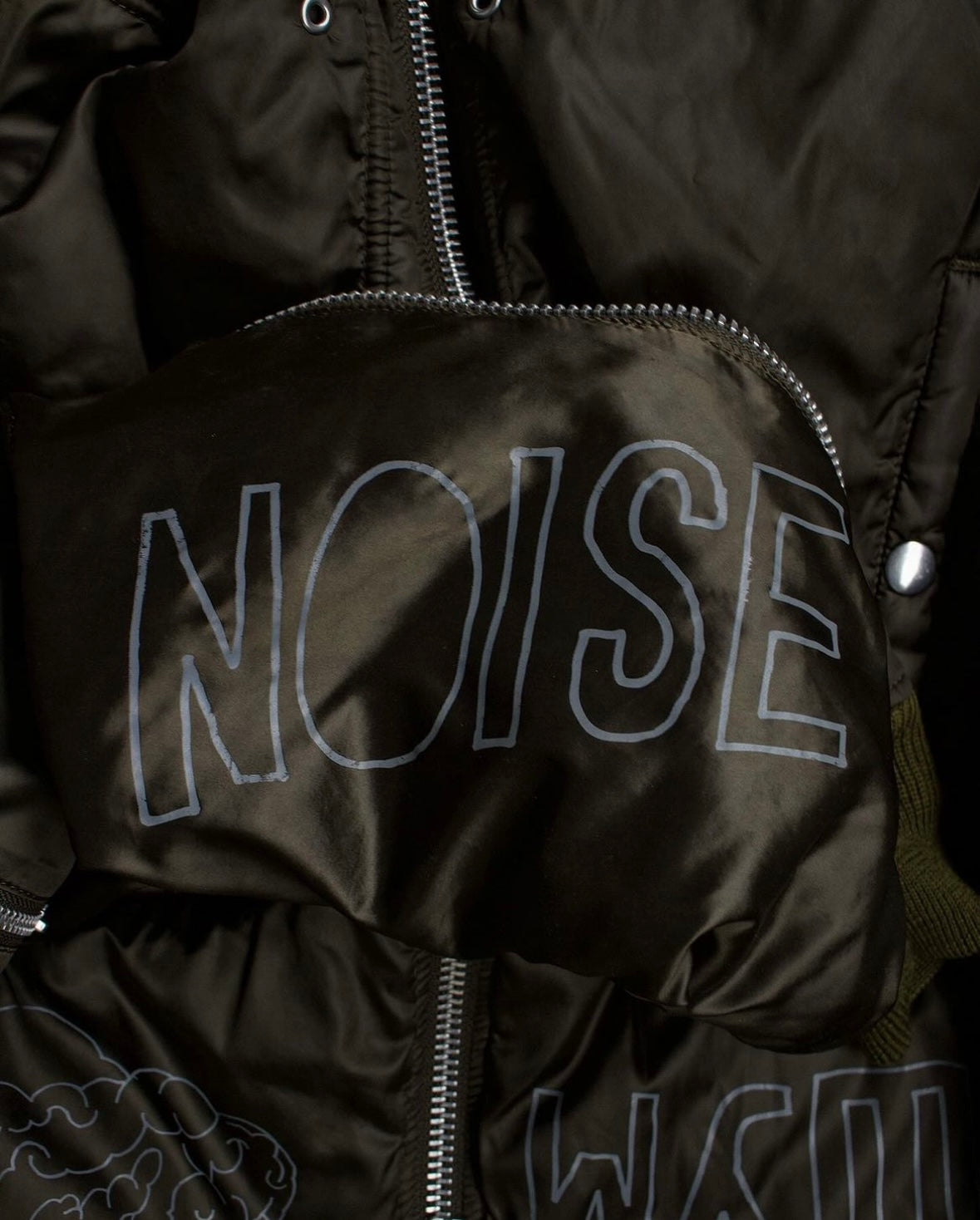 UNDERCOVER AW14 “Cerebo” Graphic Back Zip Bomber Jacket