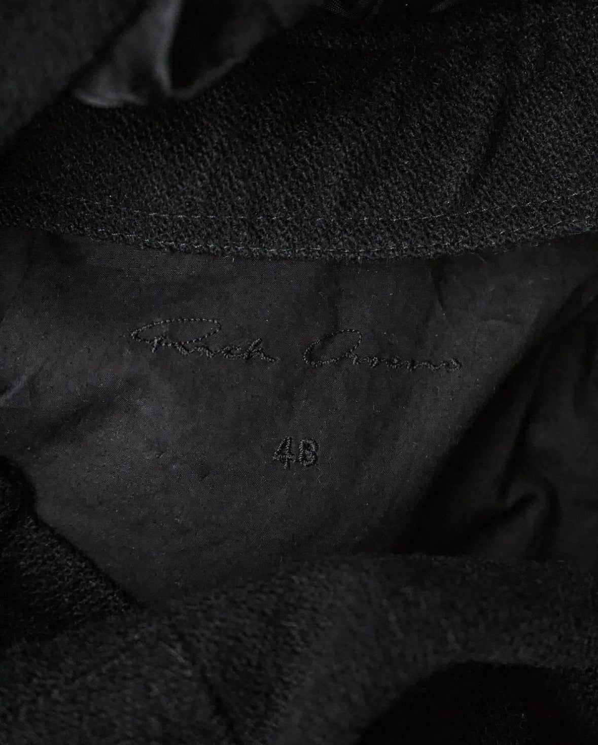 Rick Owens AW16 “MASTODON” Brotherhood Wool Trucker Jacket