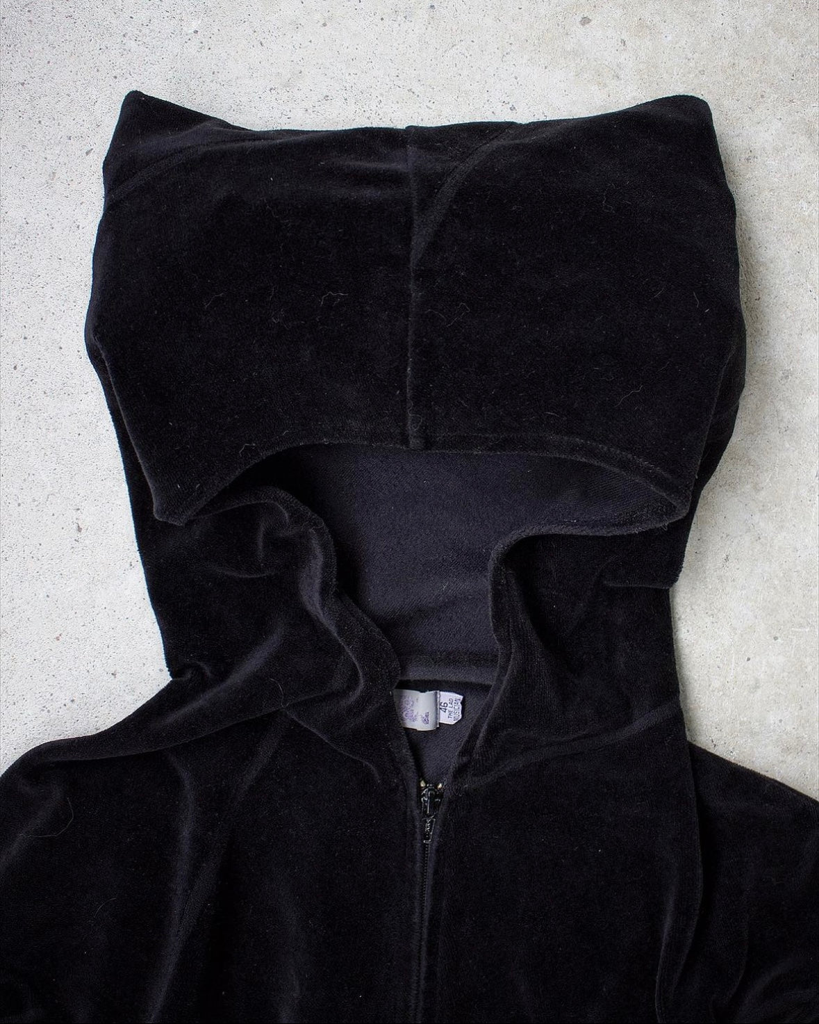 Lad Musician SS99 ‘New Wave’ Peeking Hood Velour Jacket