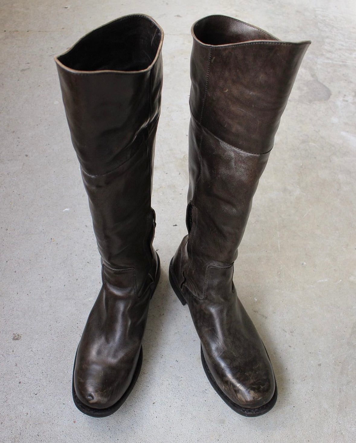 Isamu Katayama "BACKLASH" Over-dyed Horse Riding Boots