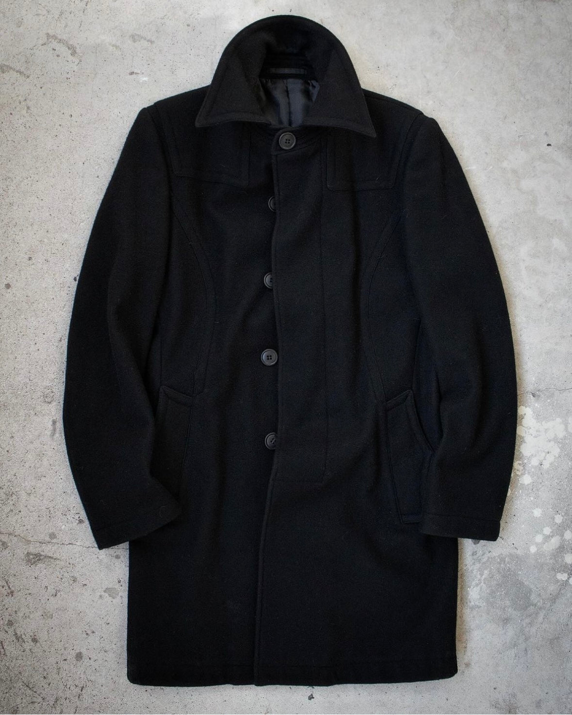 Yuji Yamada 00s Padded Wool Coat