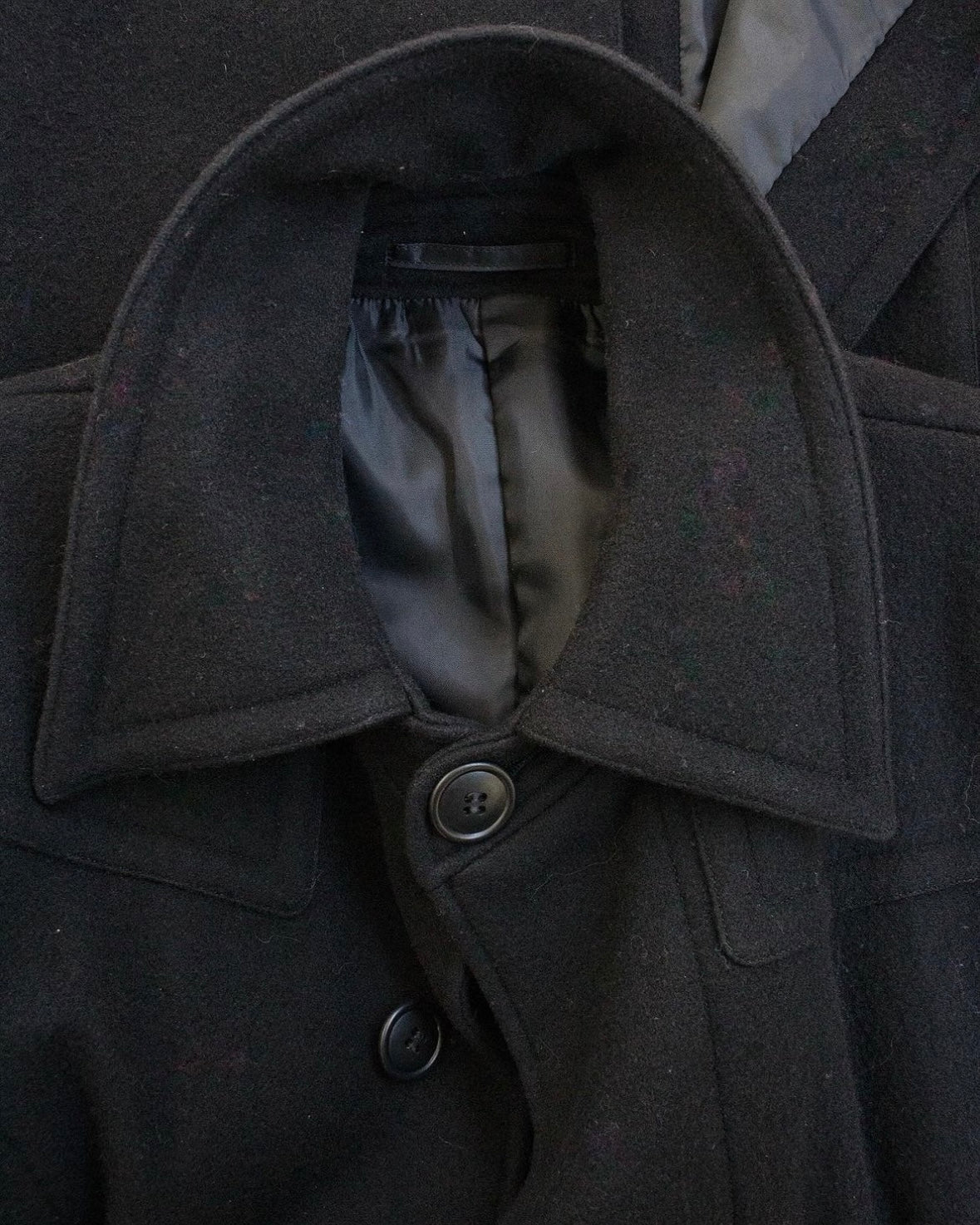Yuji Yamada 00s Padded Wool Coat