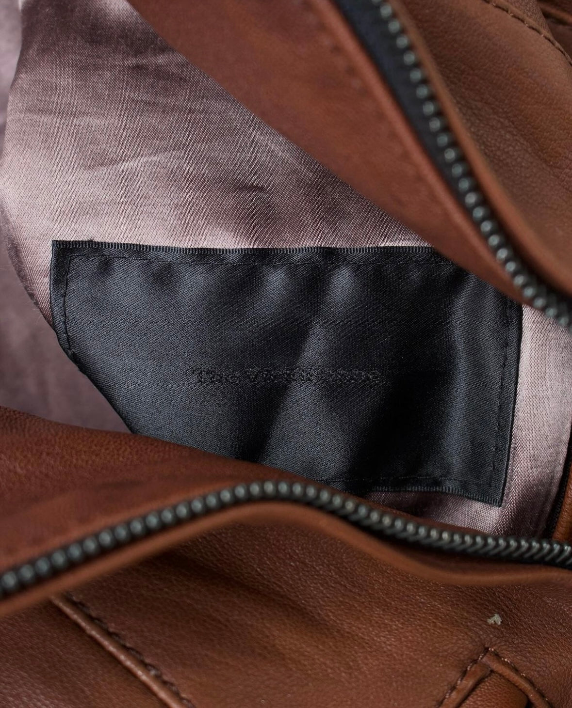 The Viridi-anne AW08 Goat Skin Multi-Zip Leather Jacket