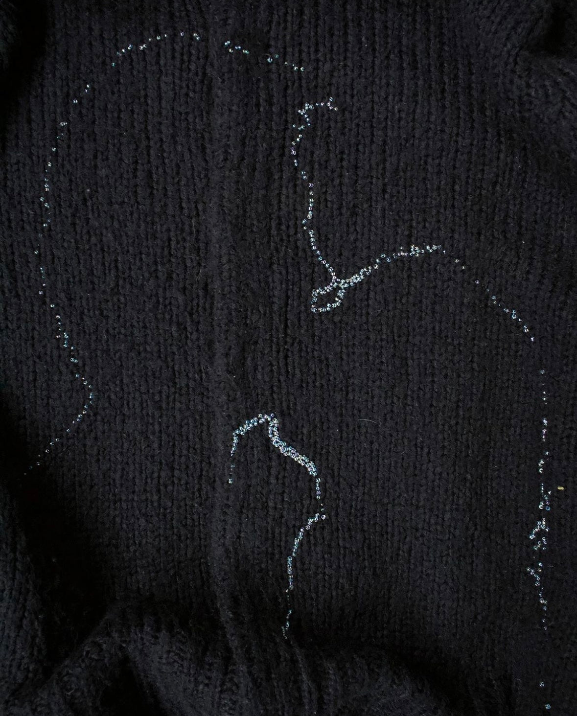 Lad Musician AW06 “Smooch” Embellished Knit Cardigan