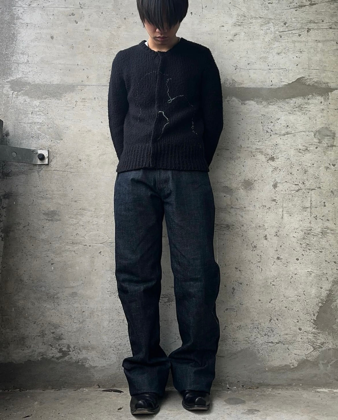 Lad Musician AW06 “Smooch” Embellished Knit Cardigan