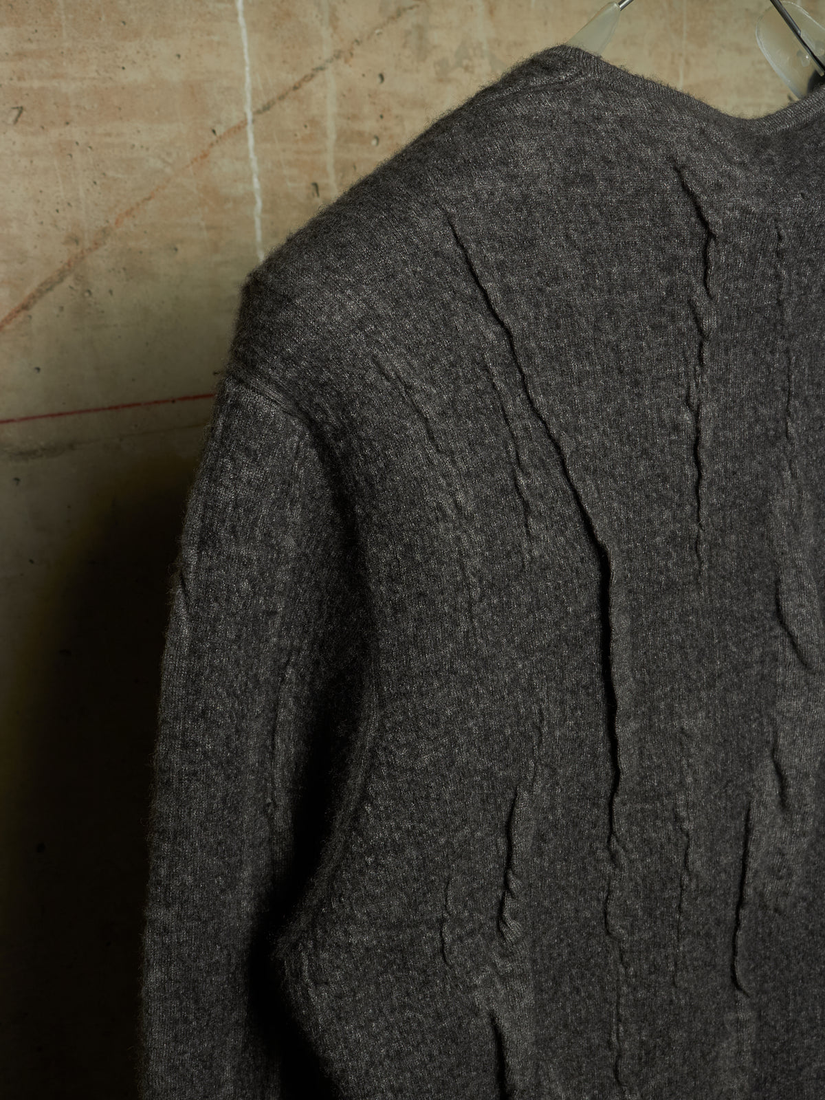 Label Under Construction Distressed Reversible Lunar Crewneck Sweater